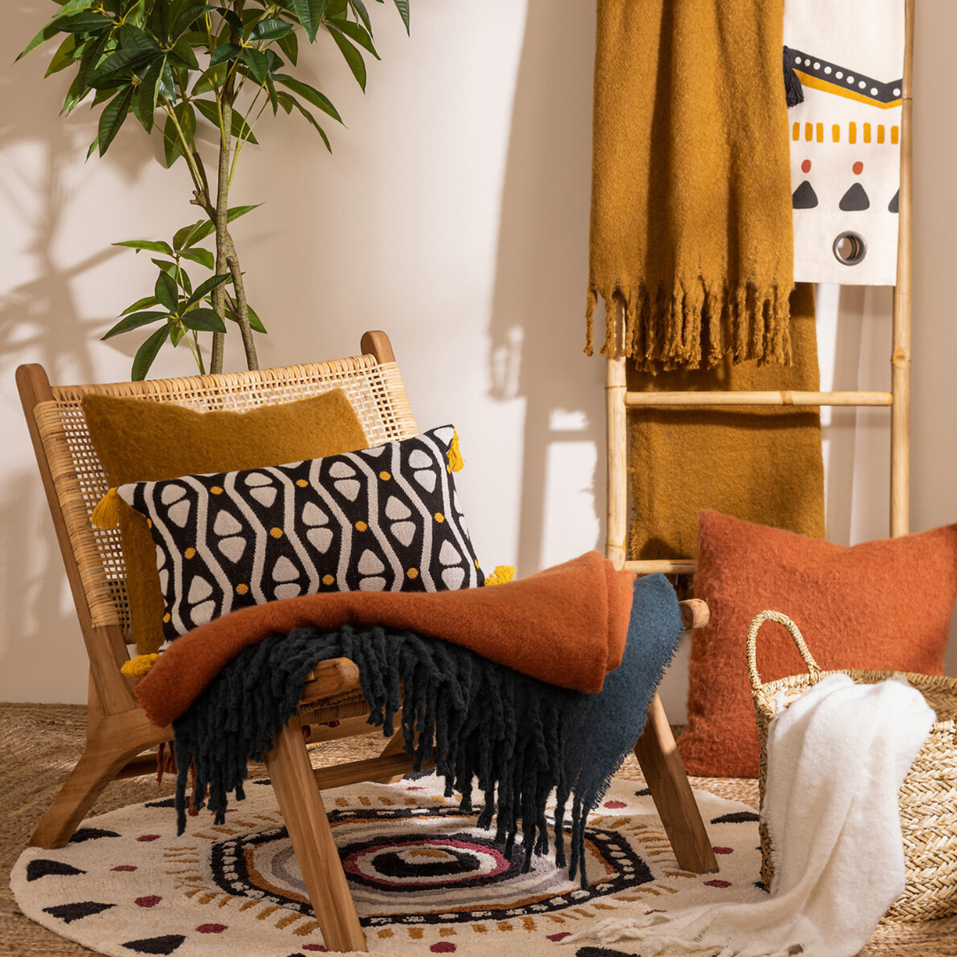 Plaid effet mohair ultra doux — vue 4