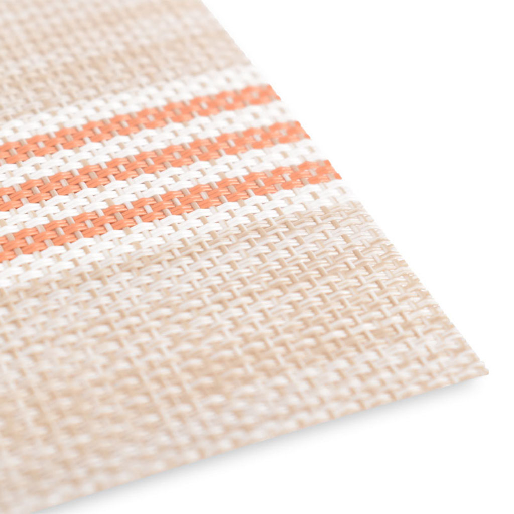 Set de table rectangulaire rayé — vue 3