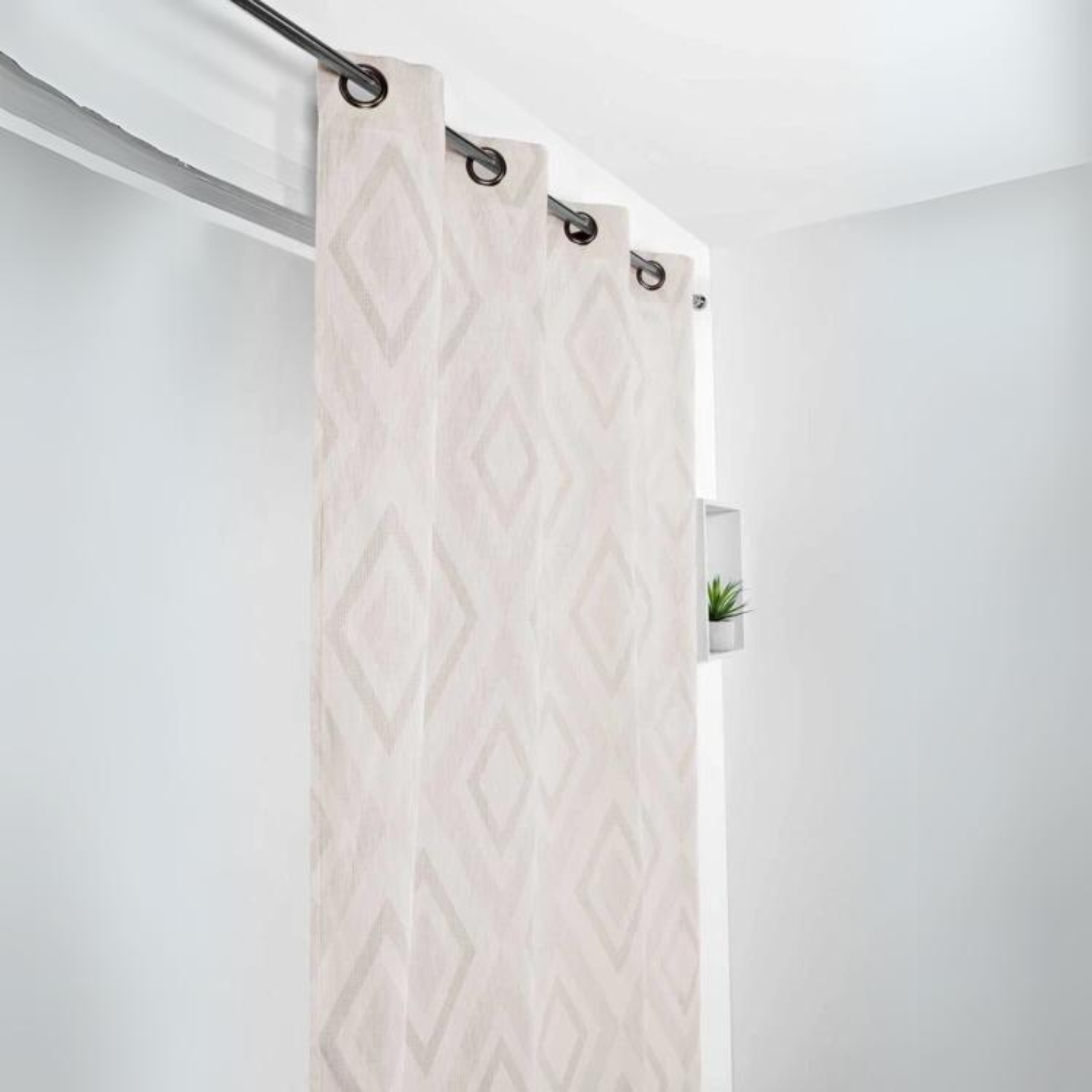 Voilage à Tendance Géométrique