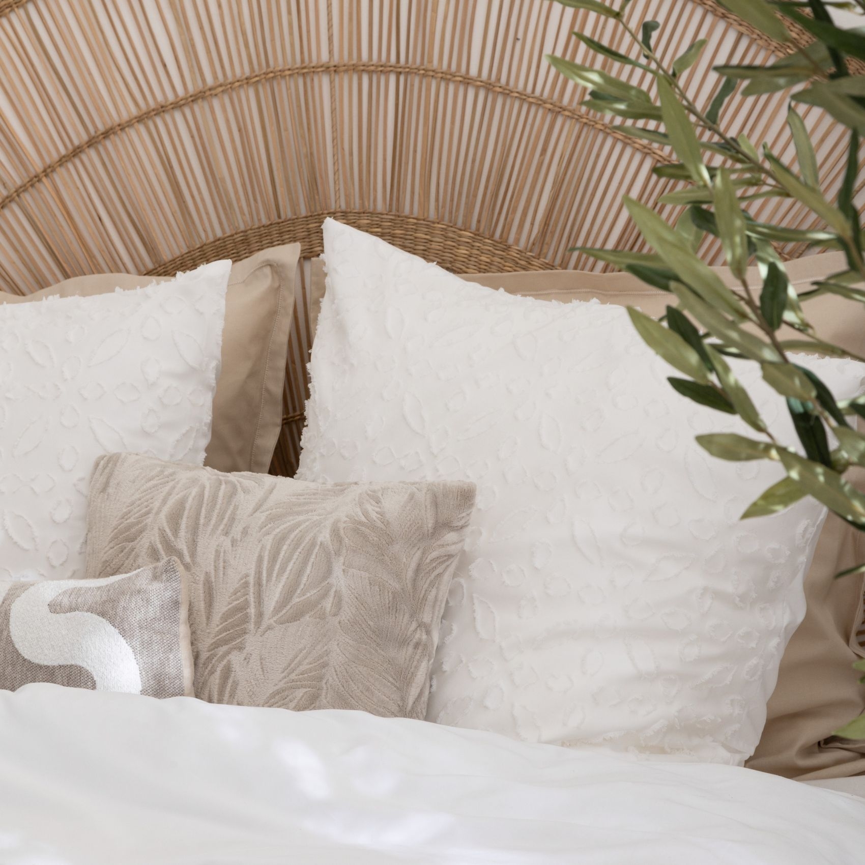 Parure de lit Jacquard lignes graphiques — vue 5