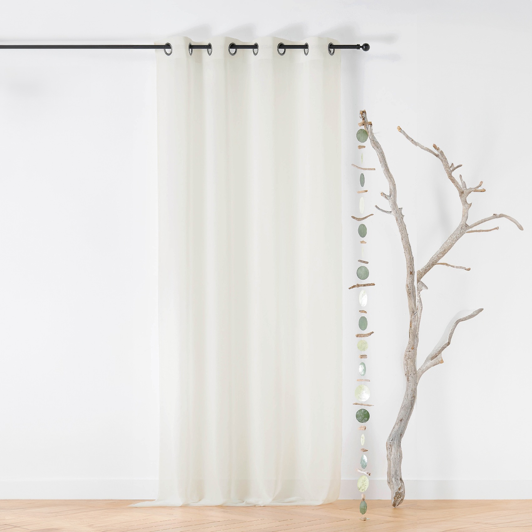 Voilage à Oeillets en Tissu Recyclé — vue 4