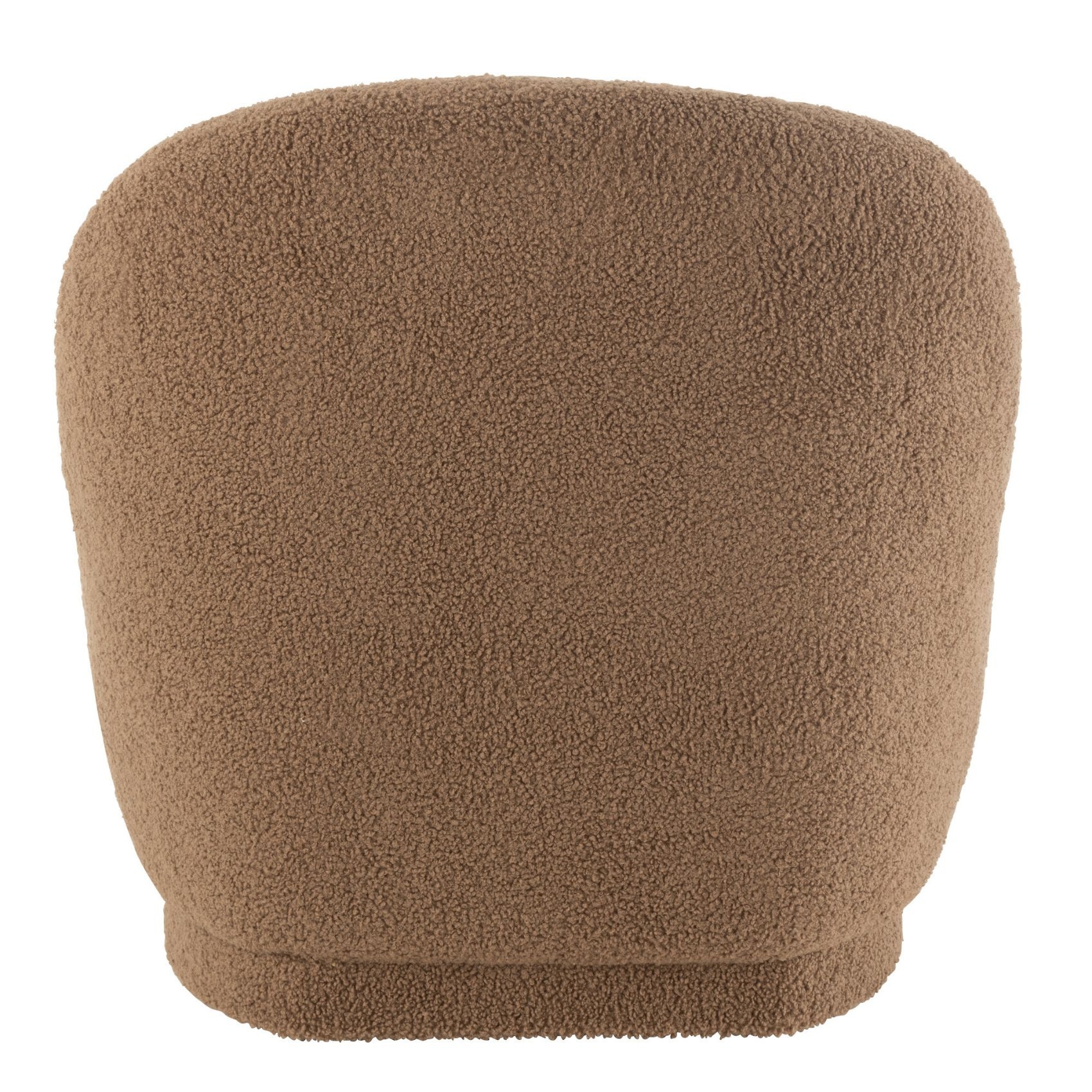 Fauteuil moelleux velours effet bouclette — vue 6