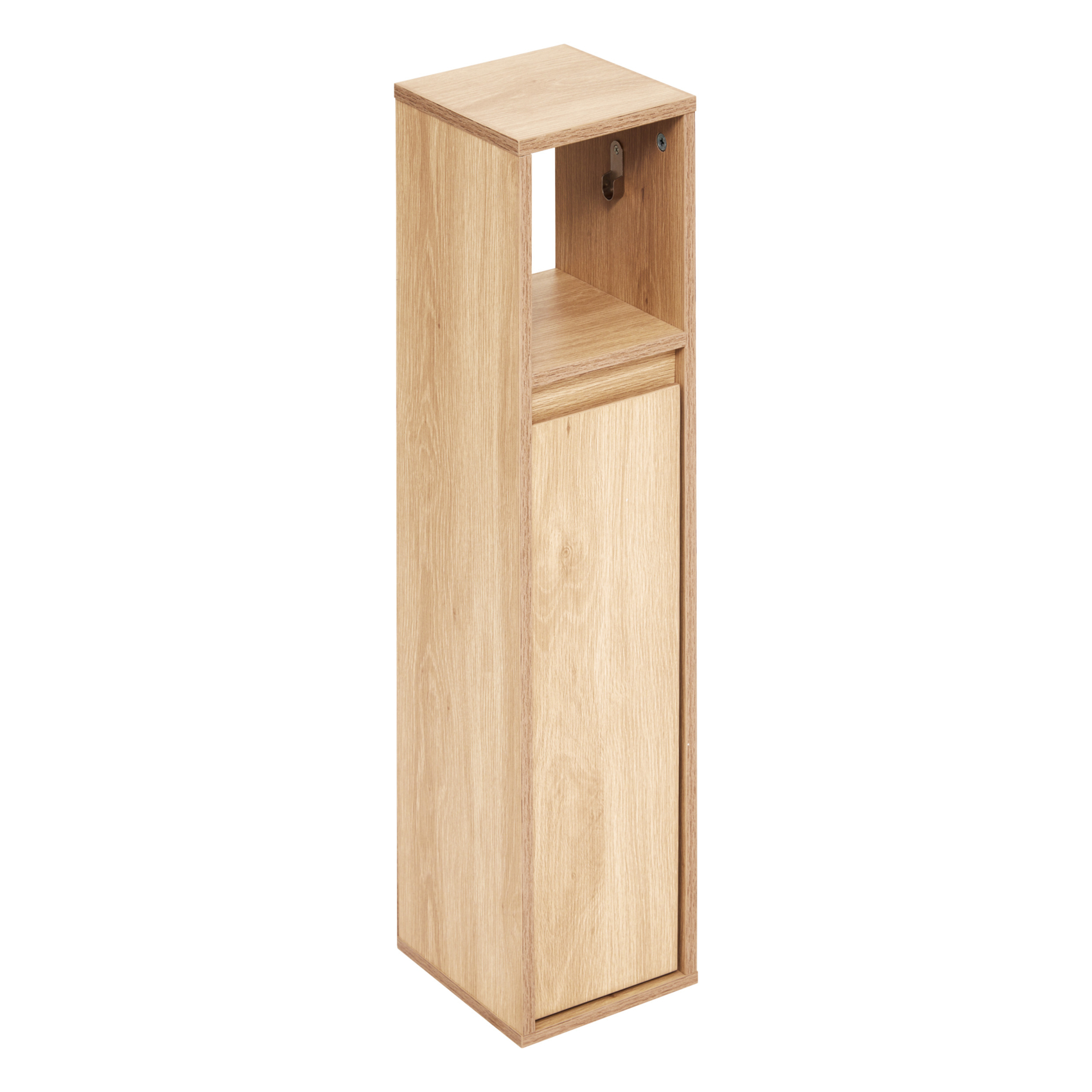 Meuble dérouleur papier toilette avec rangements intégrés — vue 3