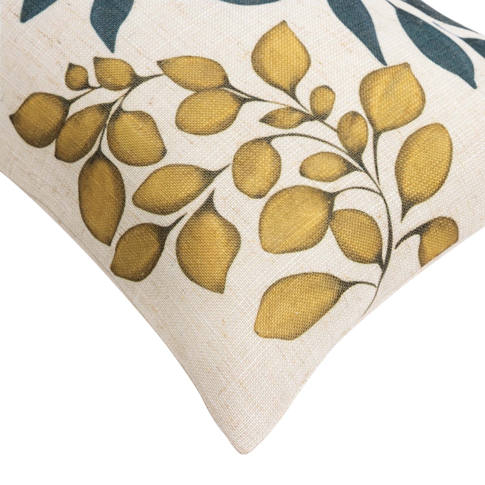 Coussin polylin imprimé feuillages — vue 5