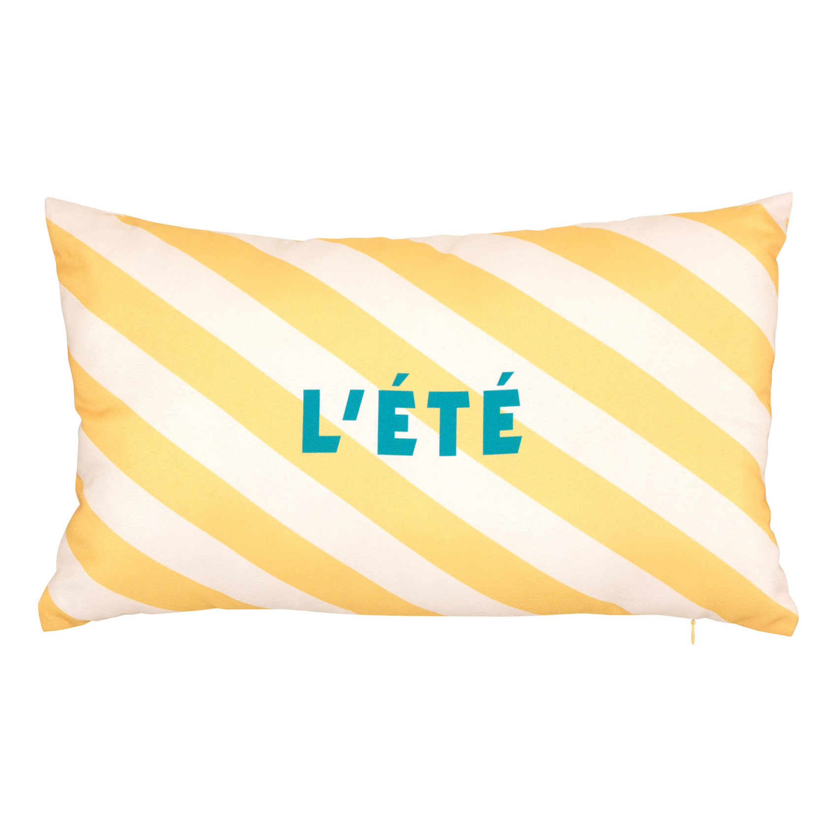 Coussin extérieur rayé L'été