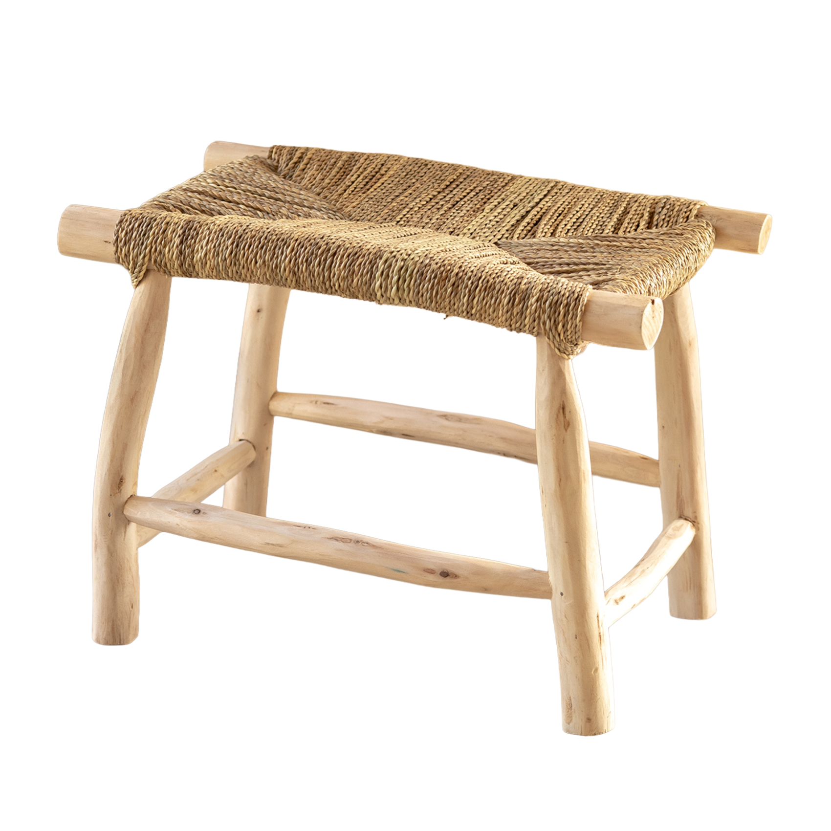Banc bois naturel Japandi