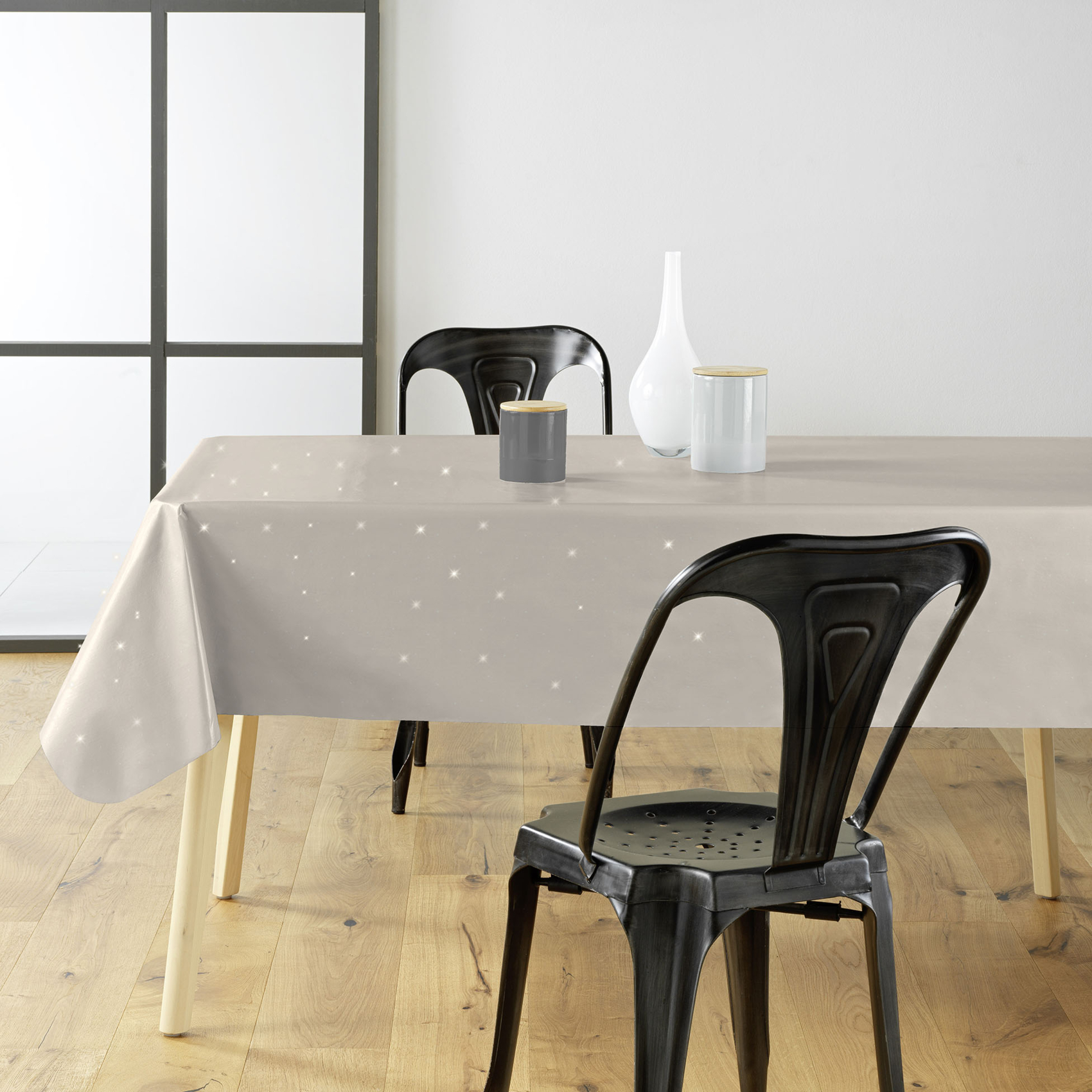 Toile cirée texturée pailletée sur mesure — vue 5