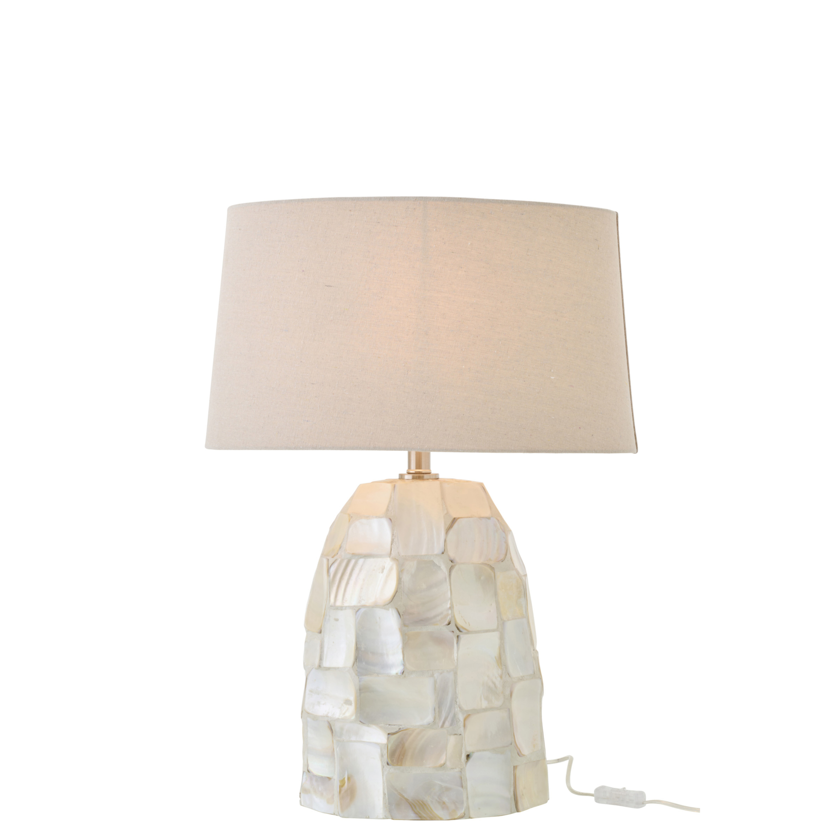 Lampe à poser avec base effet nacré — vue 3