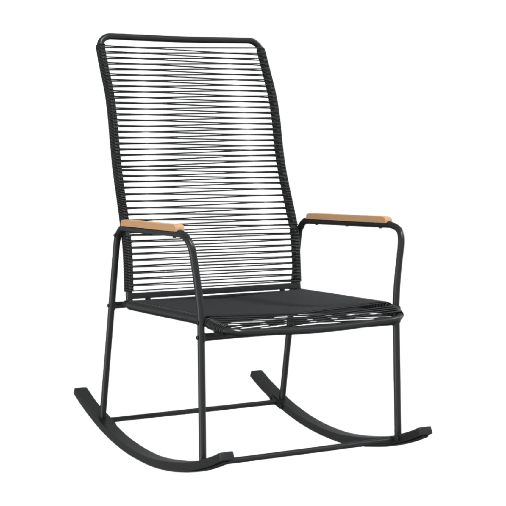 Chaise à bascule de jardin