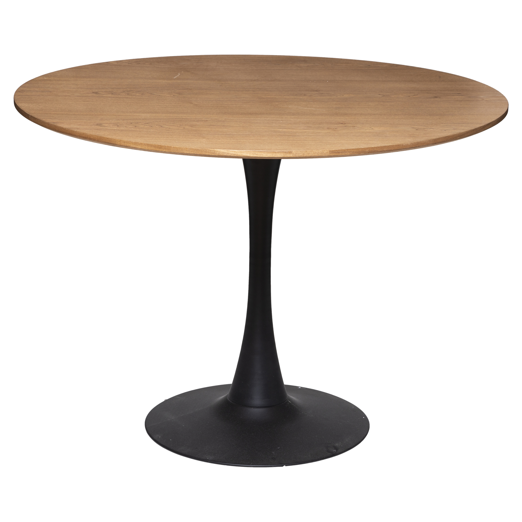 Table à manger ronde aspect bois