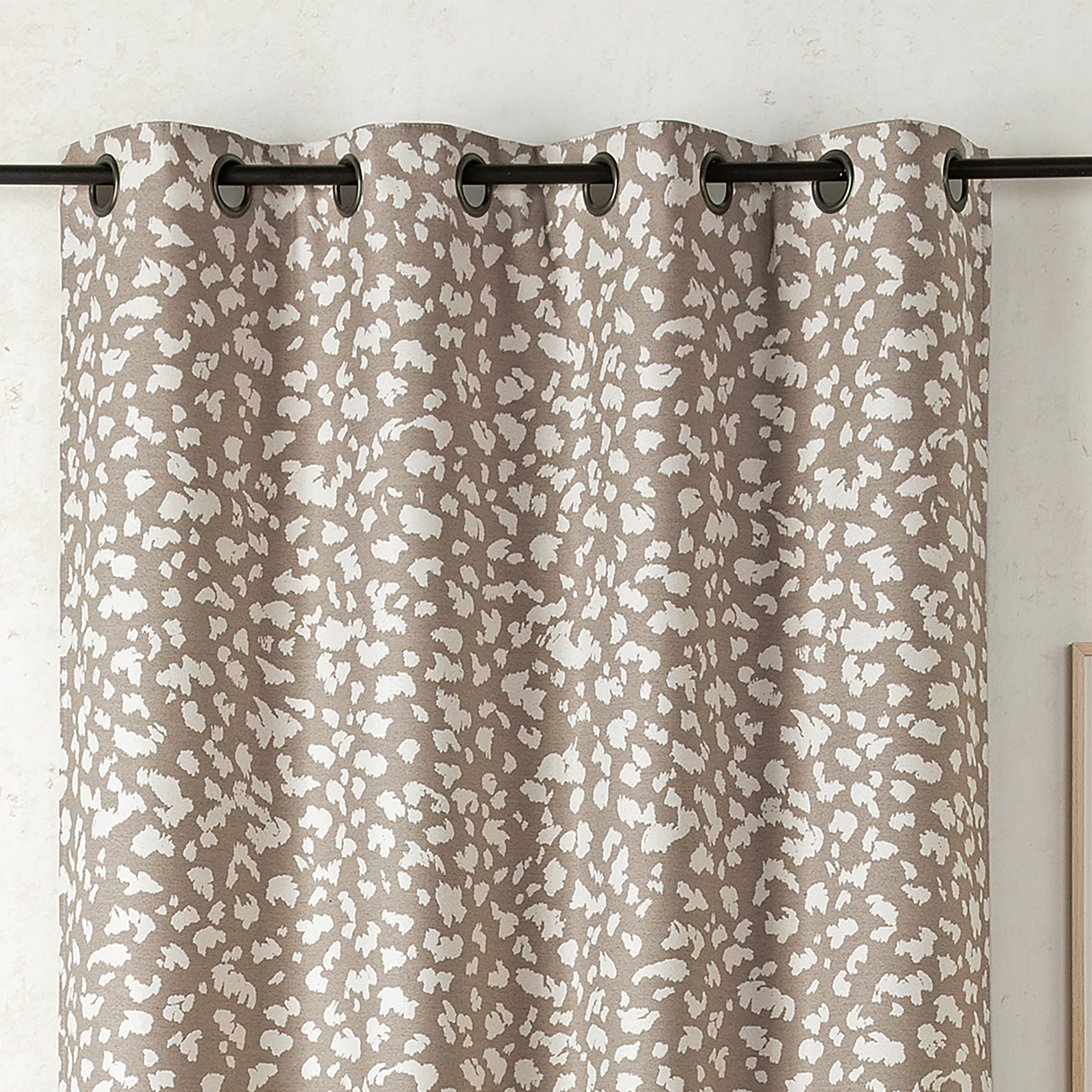 Rideau thermique et phonique obscurcissant jacquard face polaire — vue 4