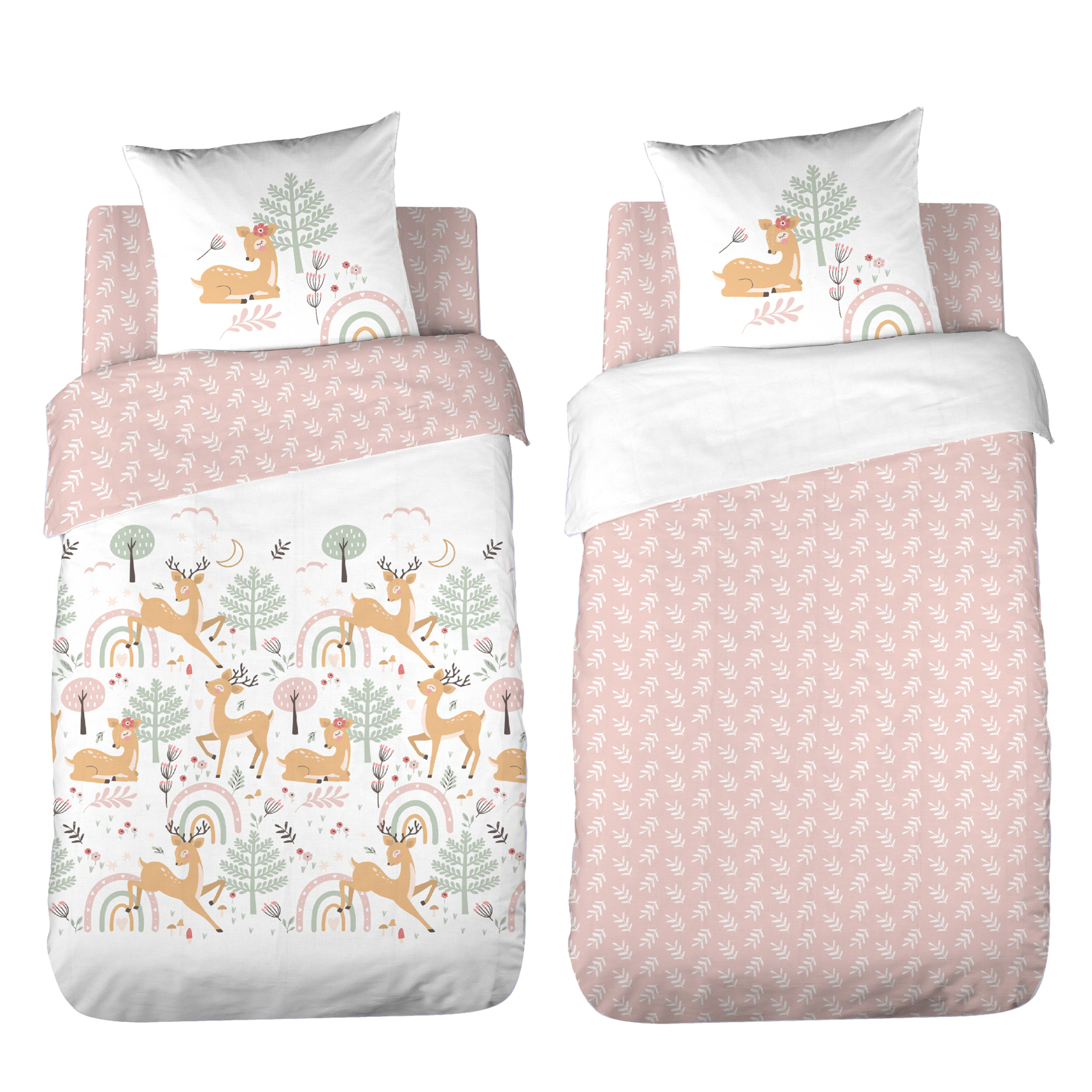 Parure de lit enfant biche forêt — vue 4