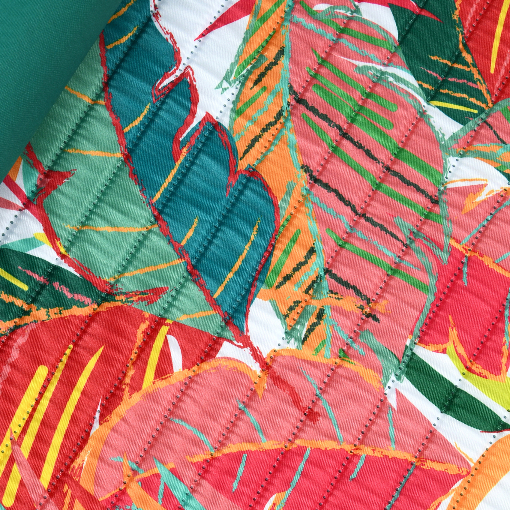 Matelas de plage avec repose-tête exotique — vue 3