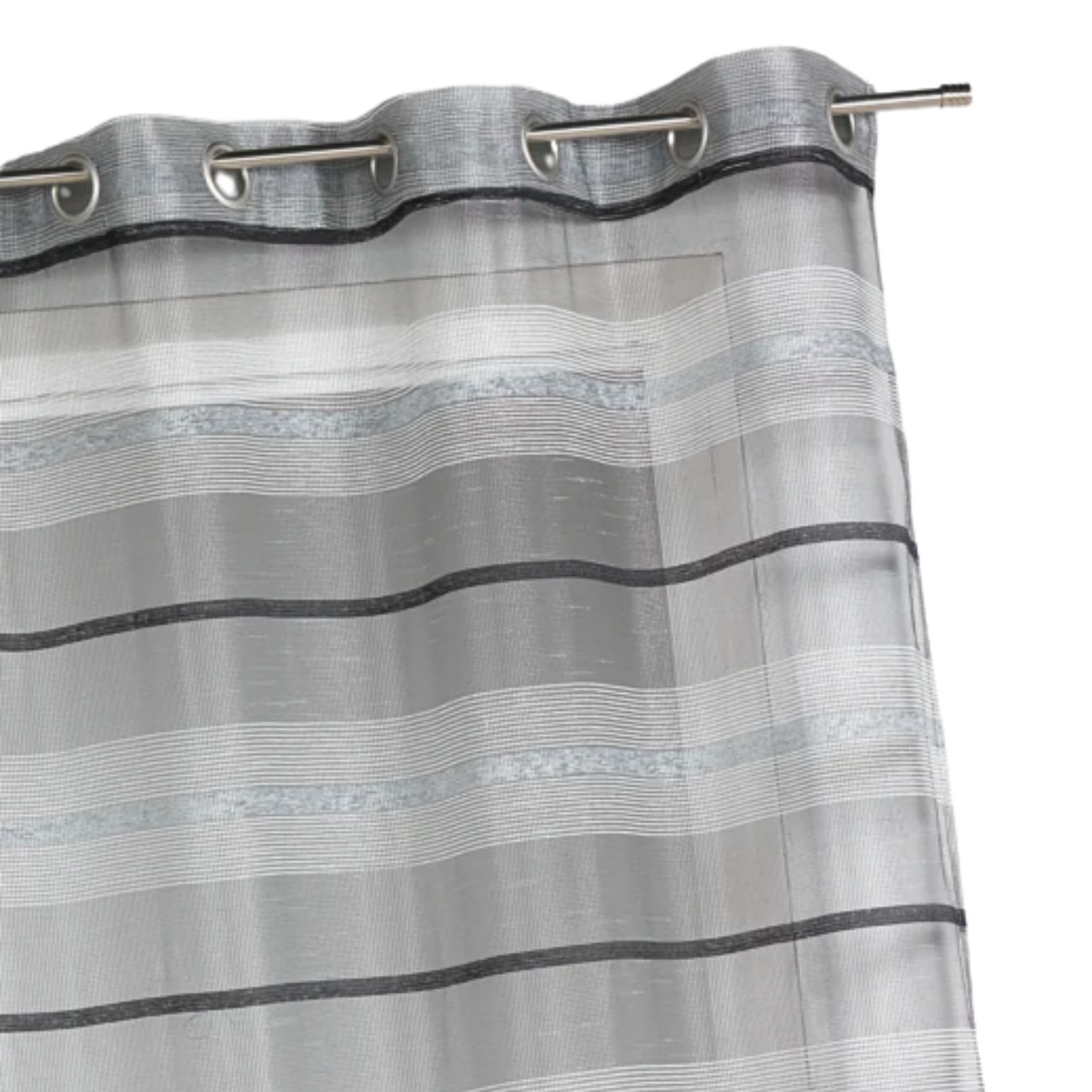 Voilage coloré rayures horizontales — vue 6