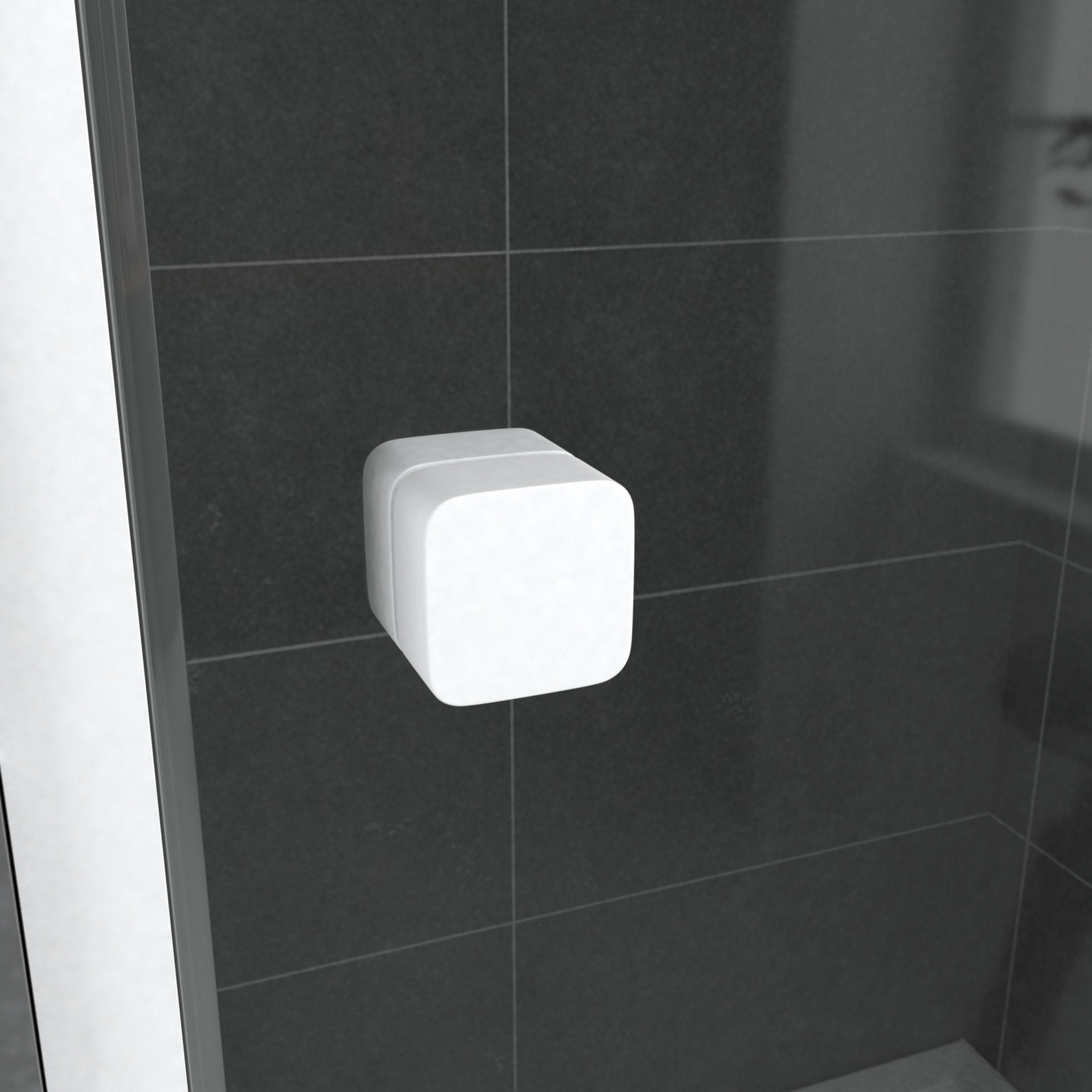 Porte de douche coulissante en verre trempé — vue 5