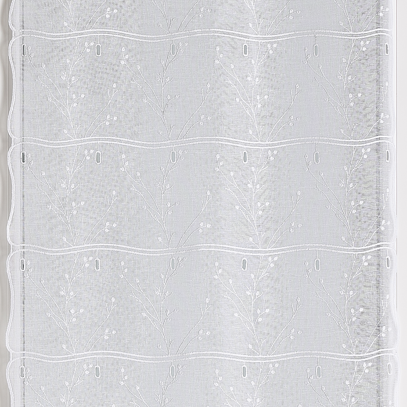 Modulable en étamine brodée motif feuille — vue 3