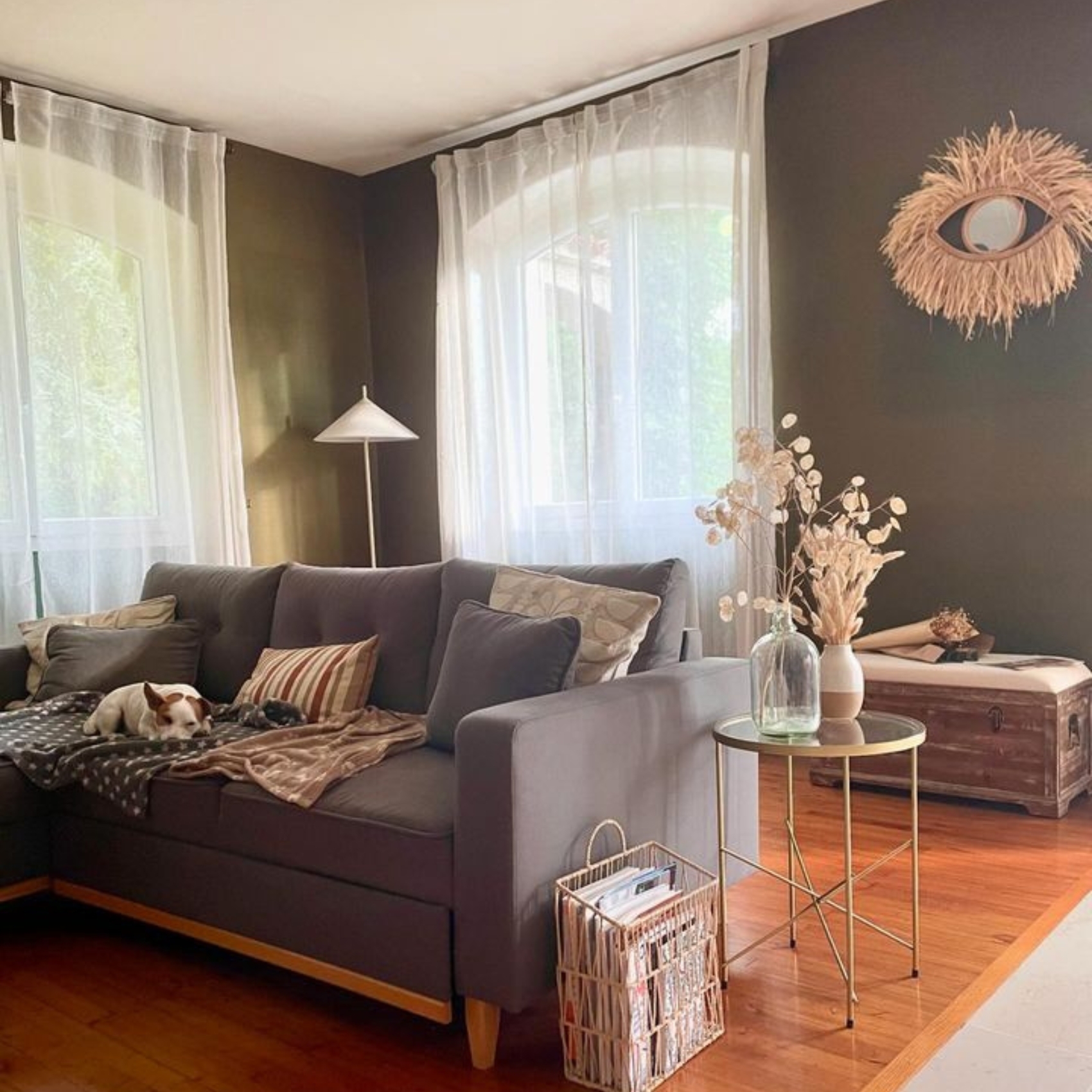 Voilage uni à passants dissimulés — vue 5