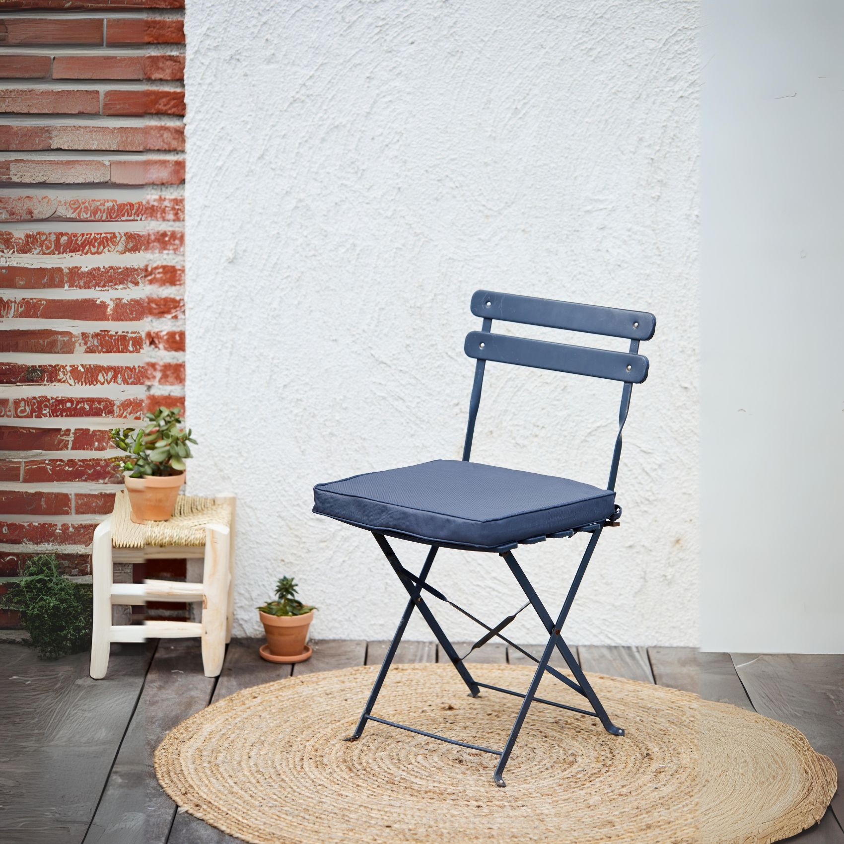 Galette de chaise extérieur imperméable et déhoussable MINORQUE — vue 3