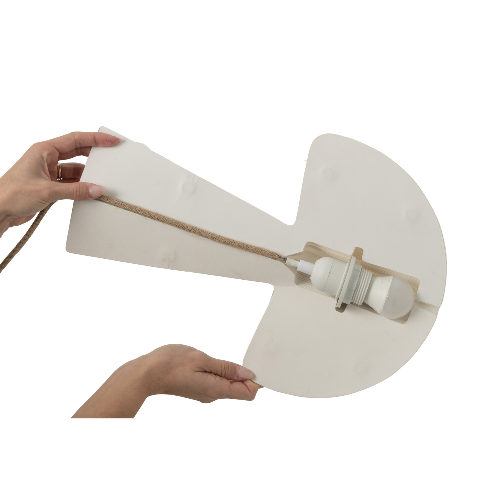 Lampe champignon en papier design — vue 4