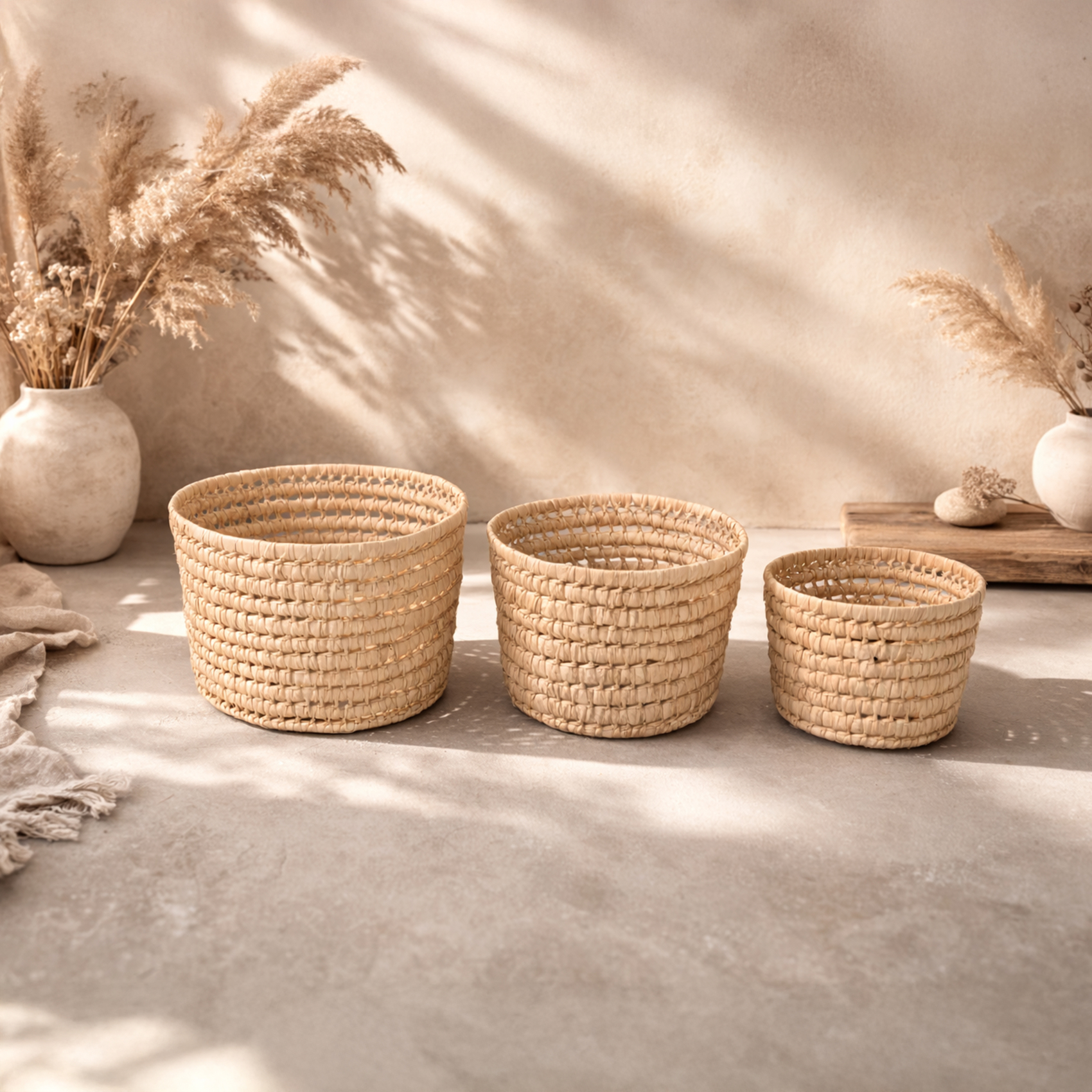 Cache pot feuilles de palmier — vue 5