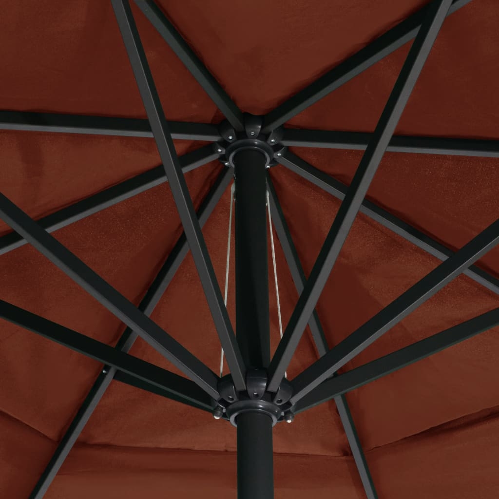 Parasol avec mât en aluminium diamètre 600cm — vue 3