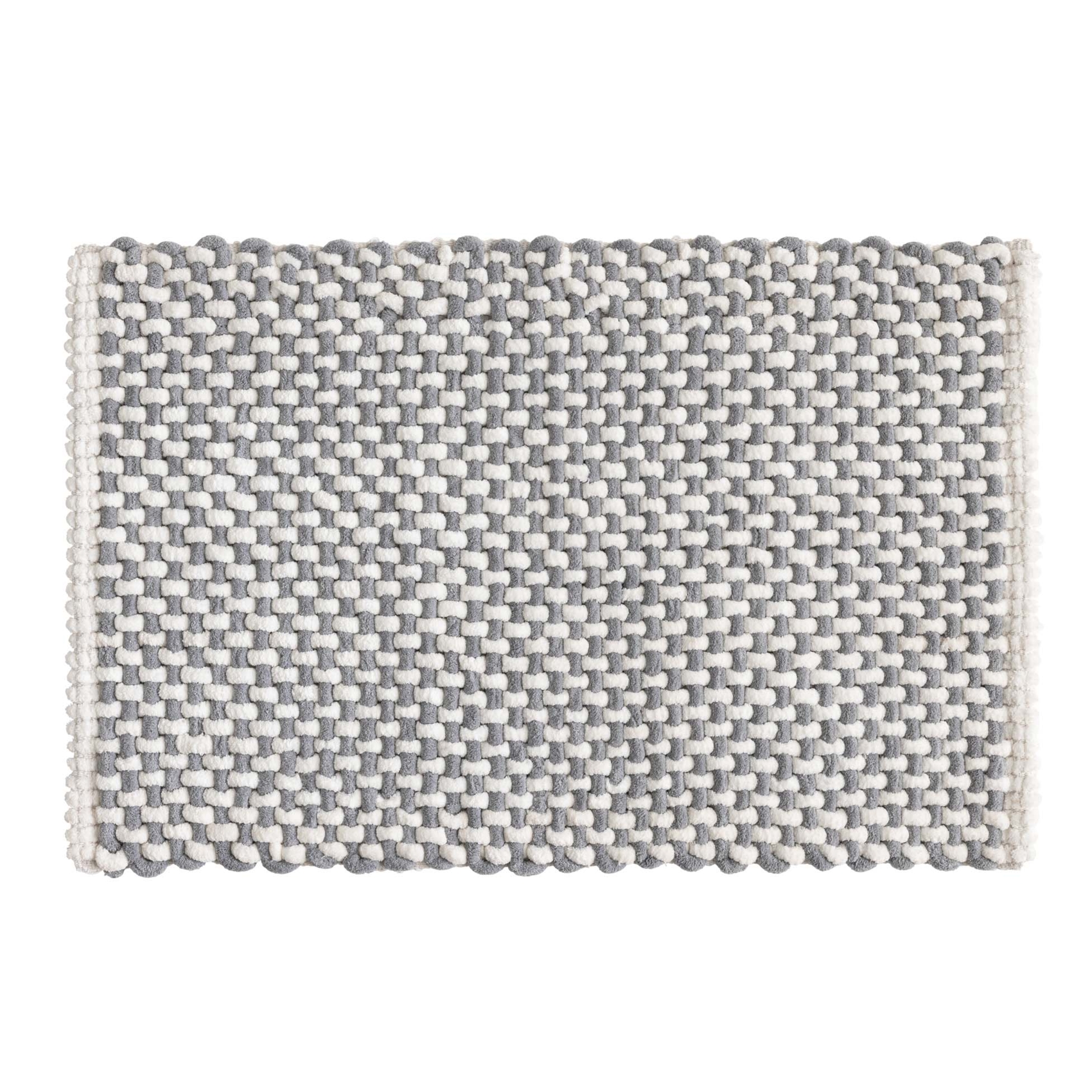 Tapis de bain en polycoton chenille ultra-absorbant