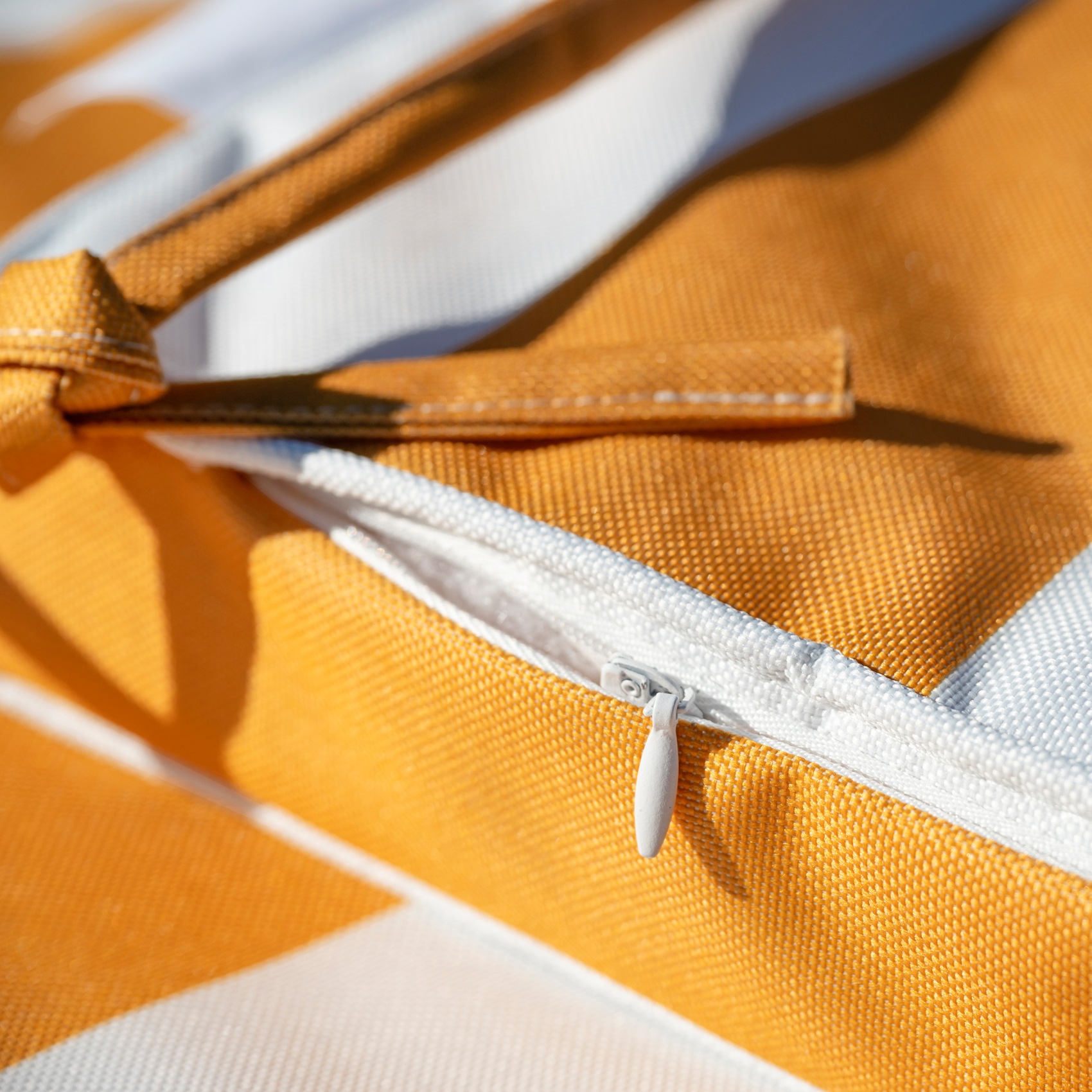 Galette de chaise imperméable déhoussable à rayures ARCACHON — vue 4