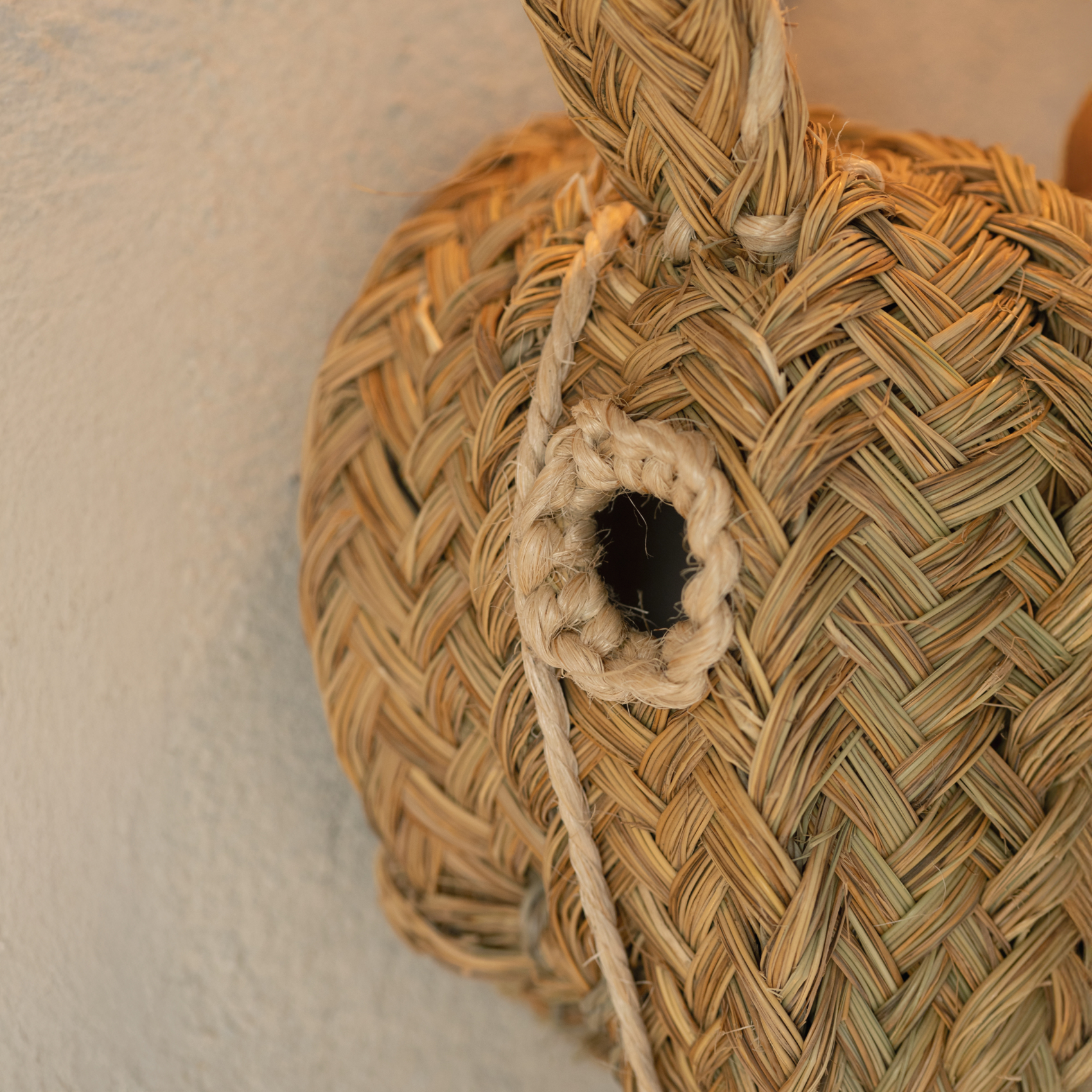 Déco murale tête d'âne en paille XL — vue 3