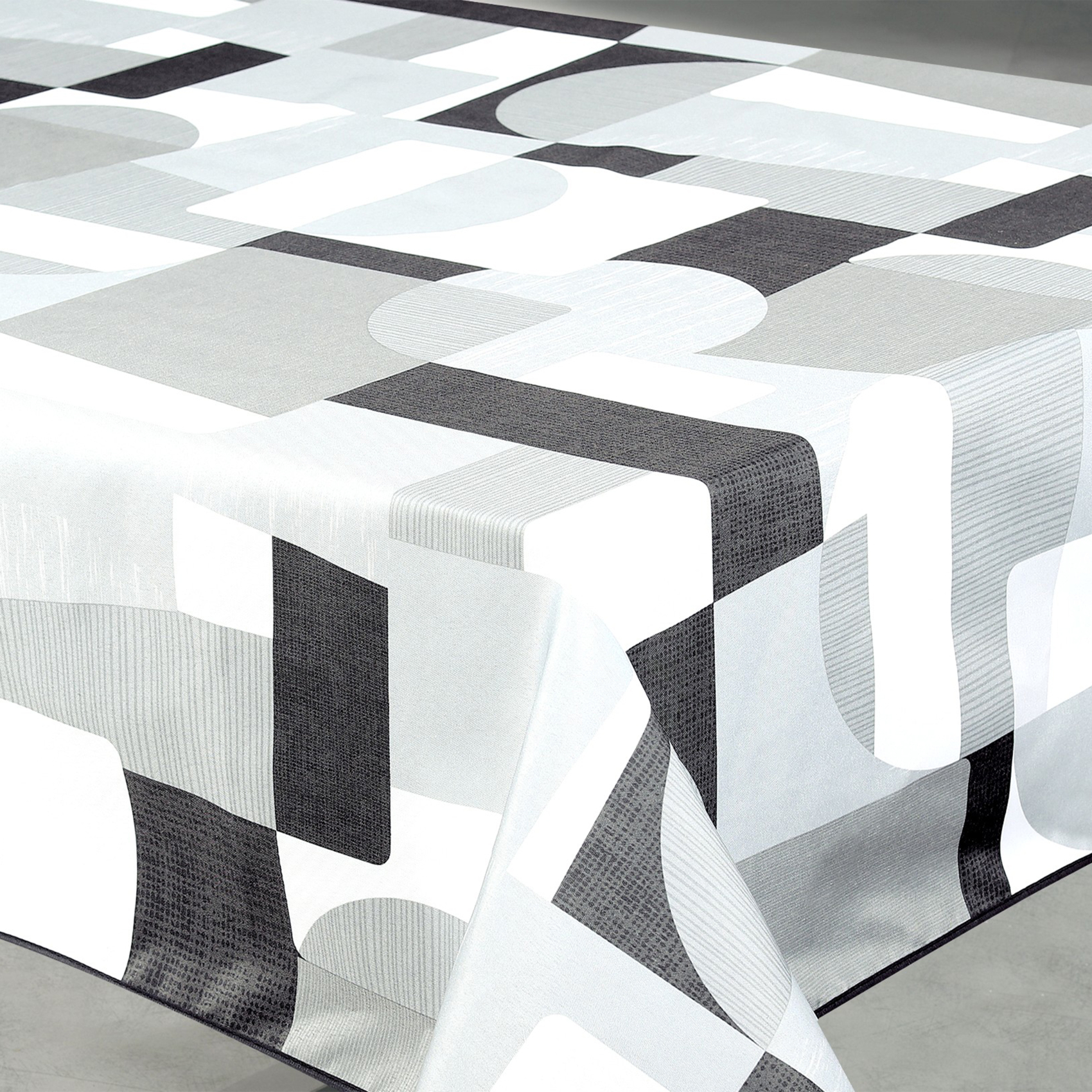 Nappe anti-tâche rectangulaire design géométrique — vue 4