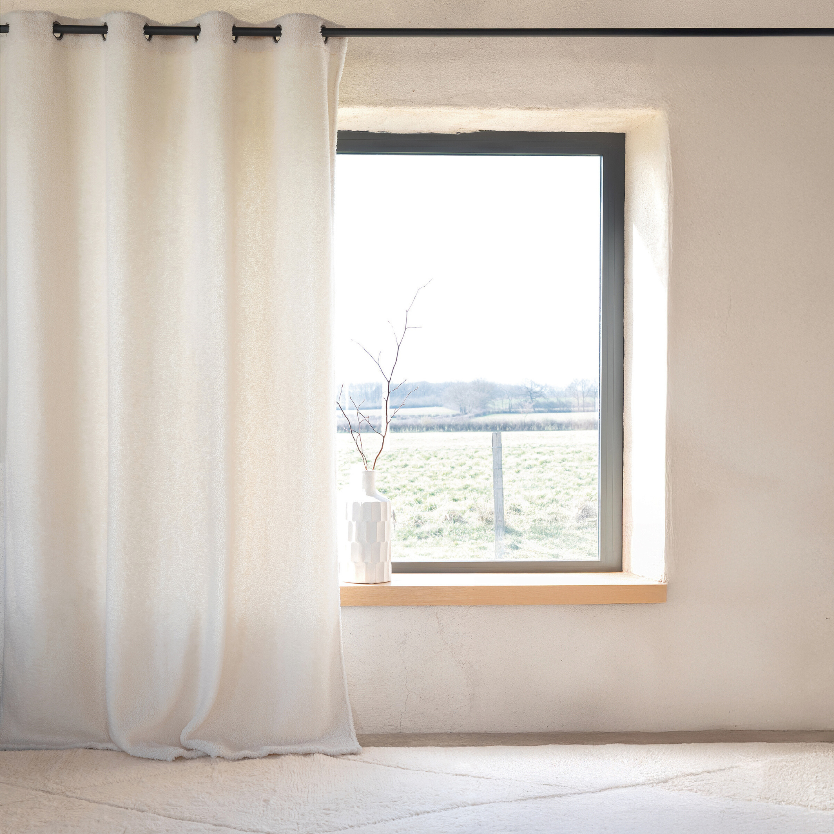 Rideau montagne effet mouton