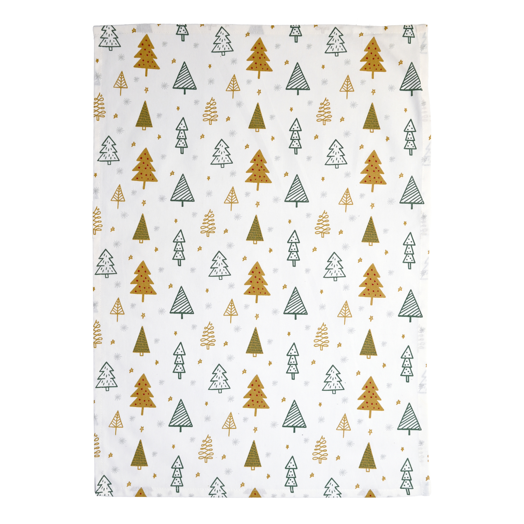 Torchons de cuisine motifs sapins en coton — vue 3