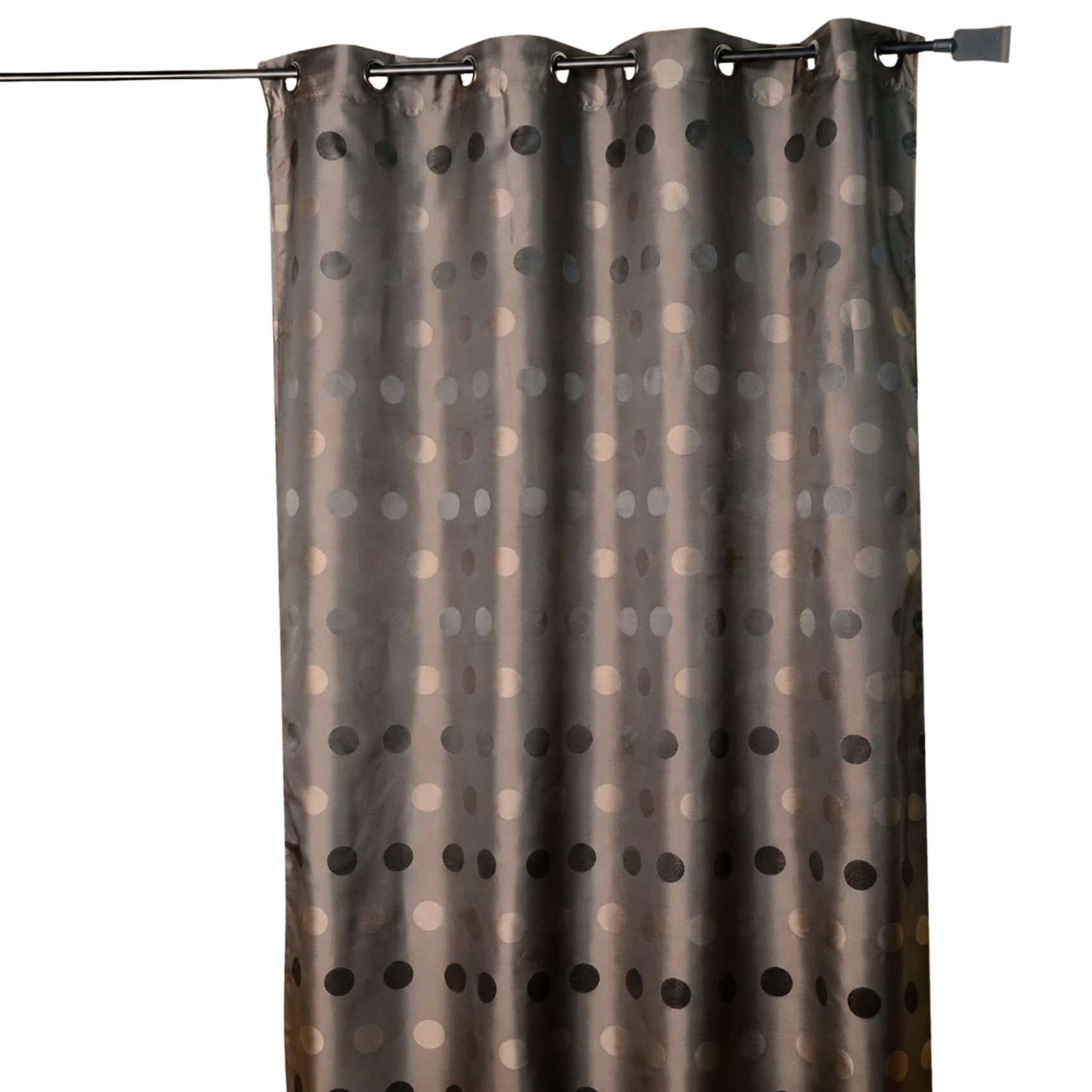 Rideau d'ameublement en jacquard pois bimbo — vue 4