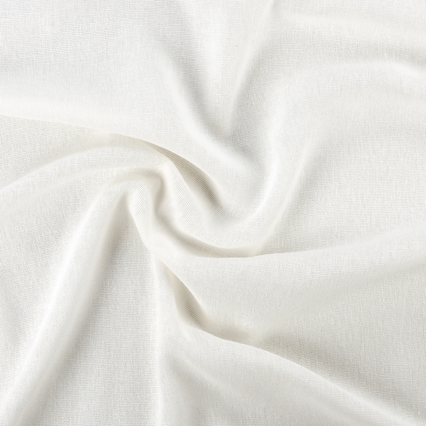 Tissu voilage en coton et lin au toucher doux