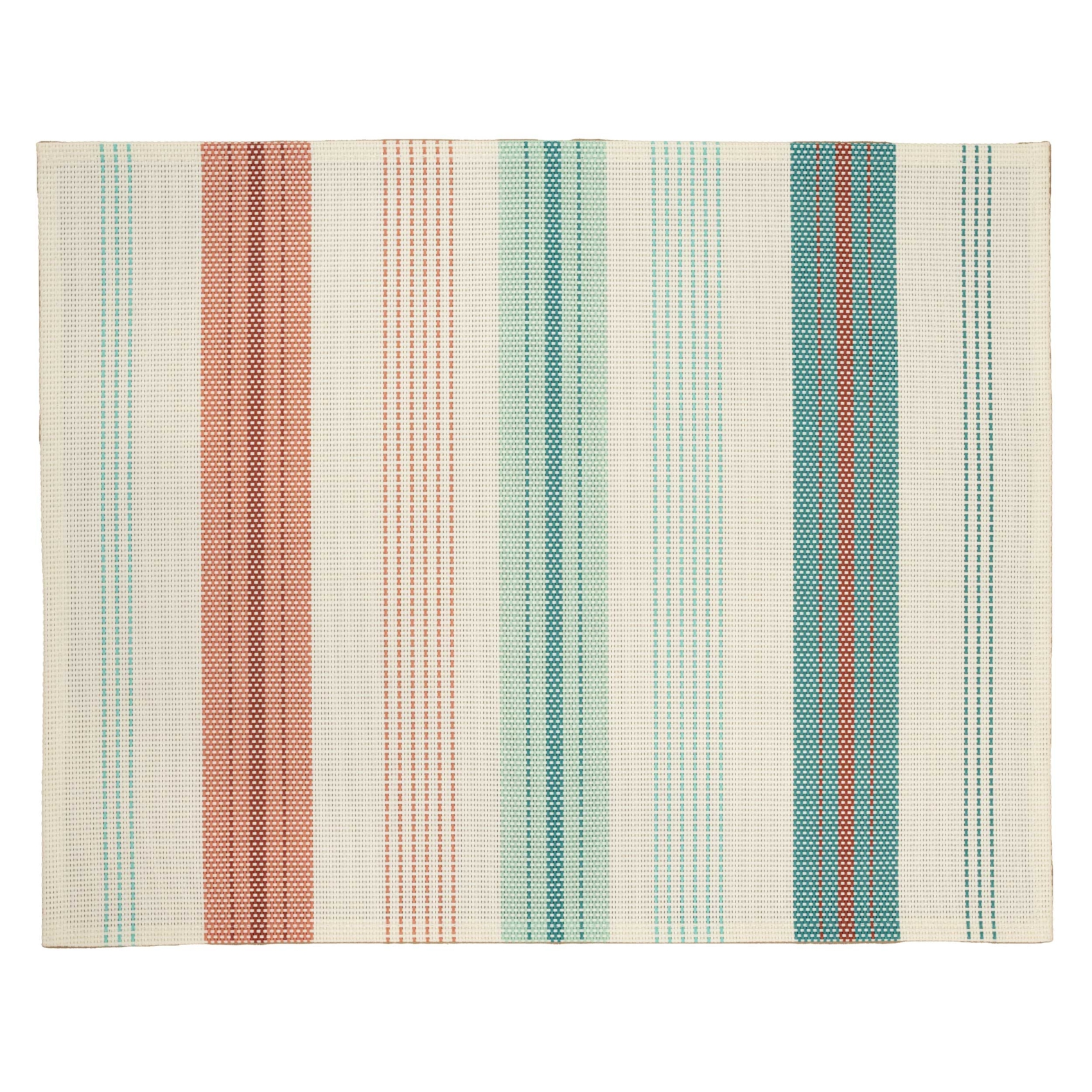 Set de table rayé plastique