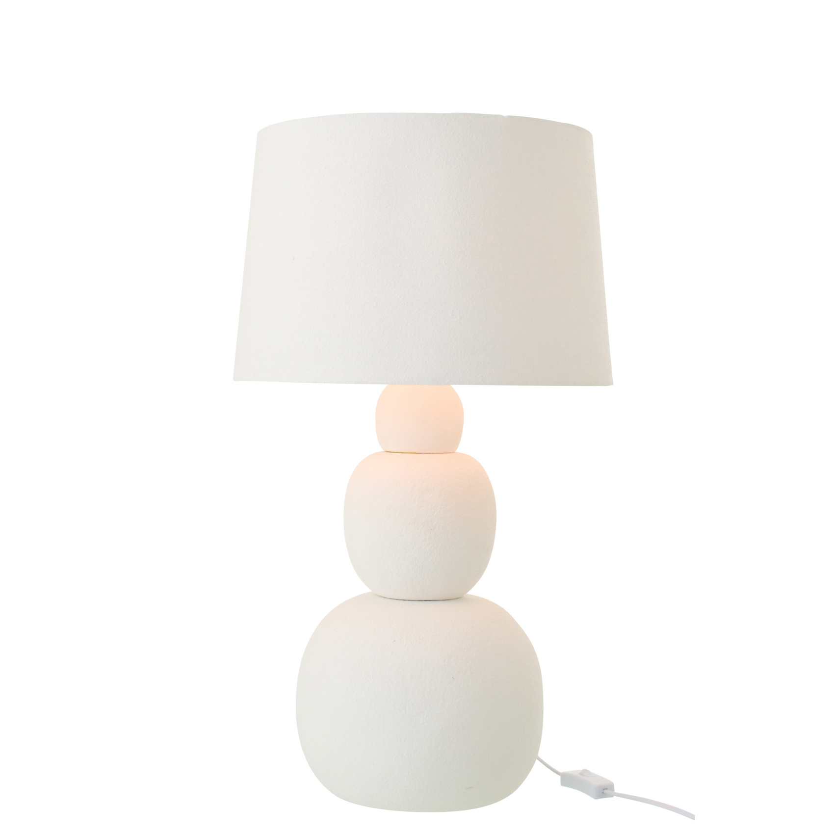 Lampe à poser en poterie arrondie — vue 6