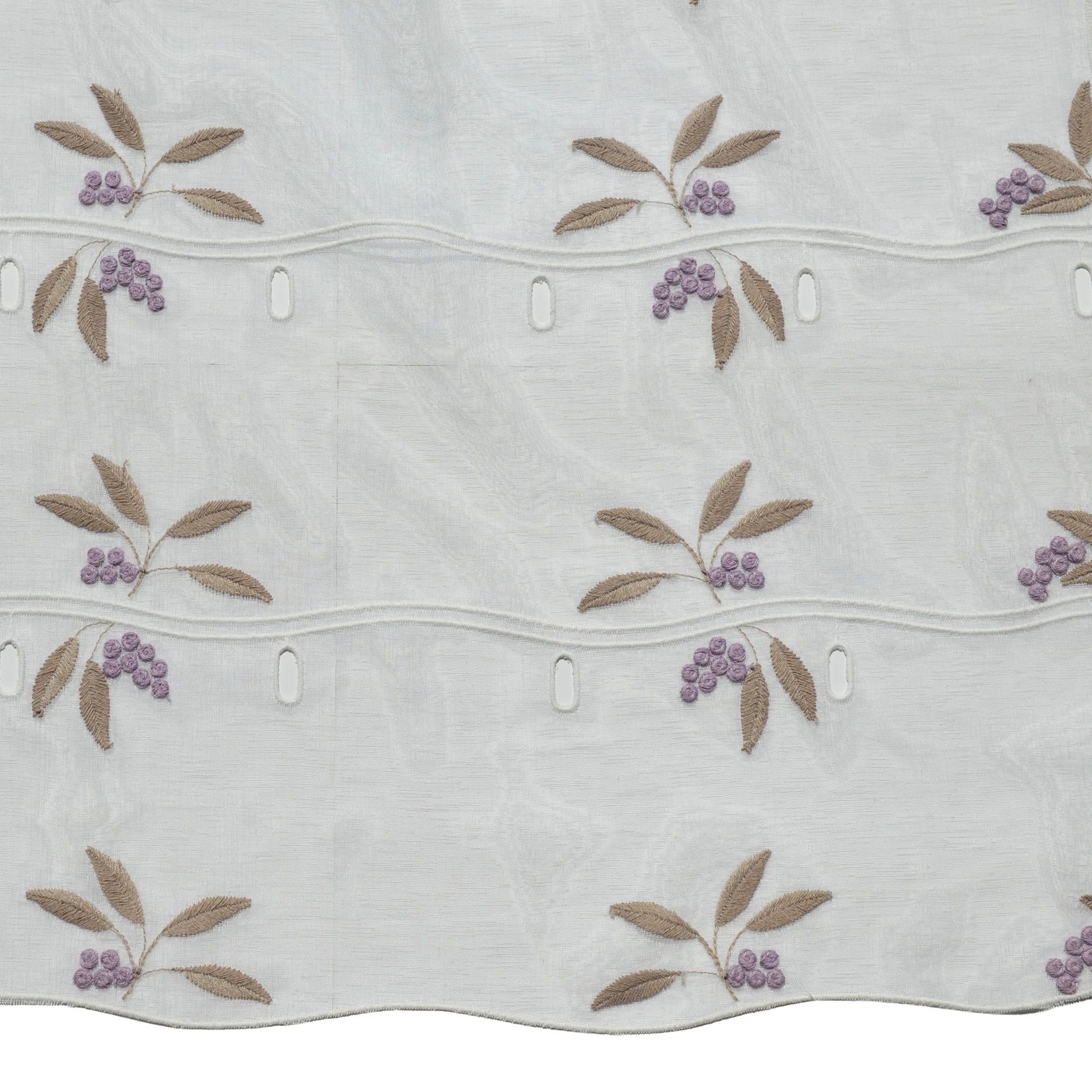 Petit voilage de fenêtre broderies baie — vue 3