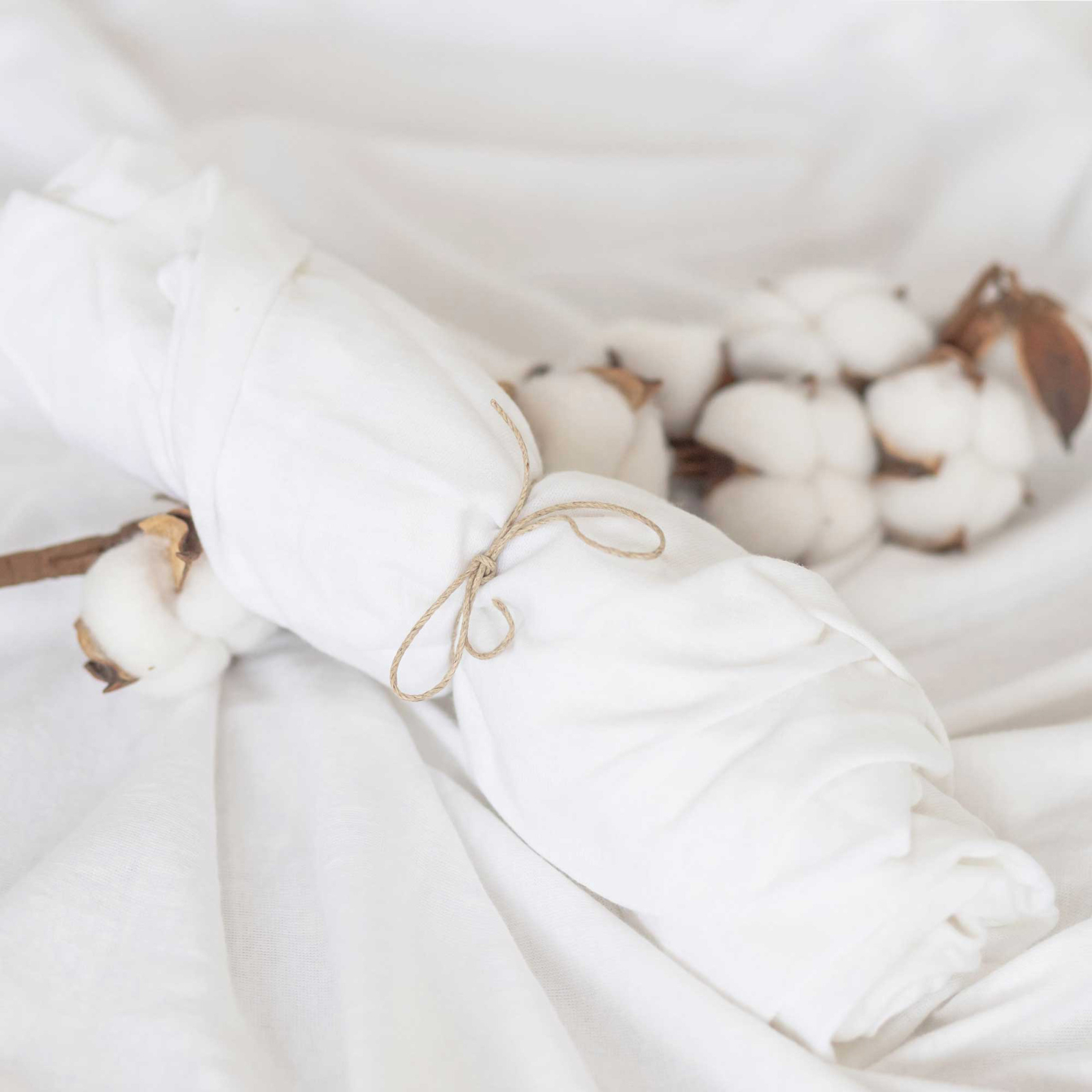 Drap housse bébé en jersey coton bio — vue 3