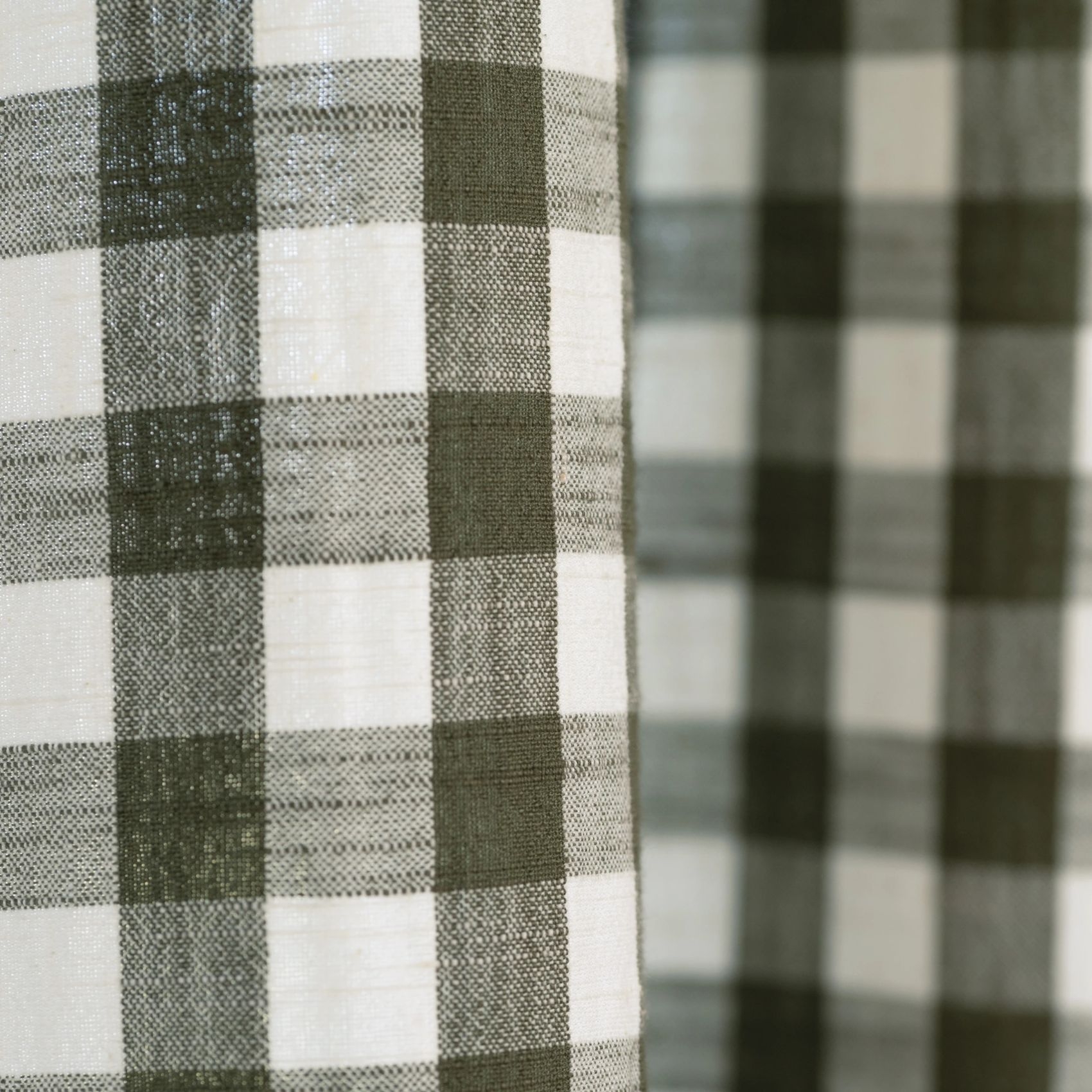 Rideau 100% coton vichy LOURMARIN — vue 5