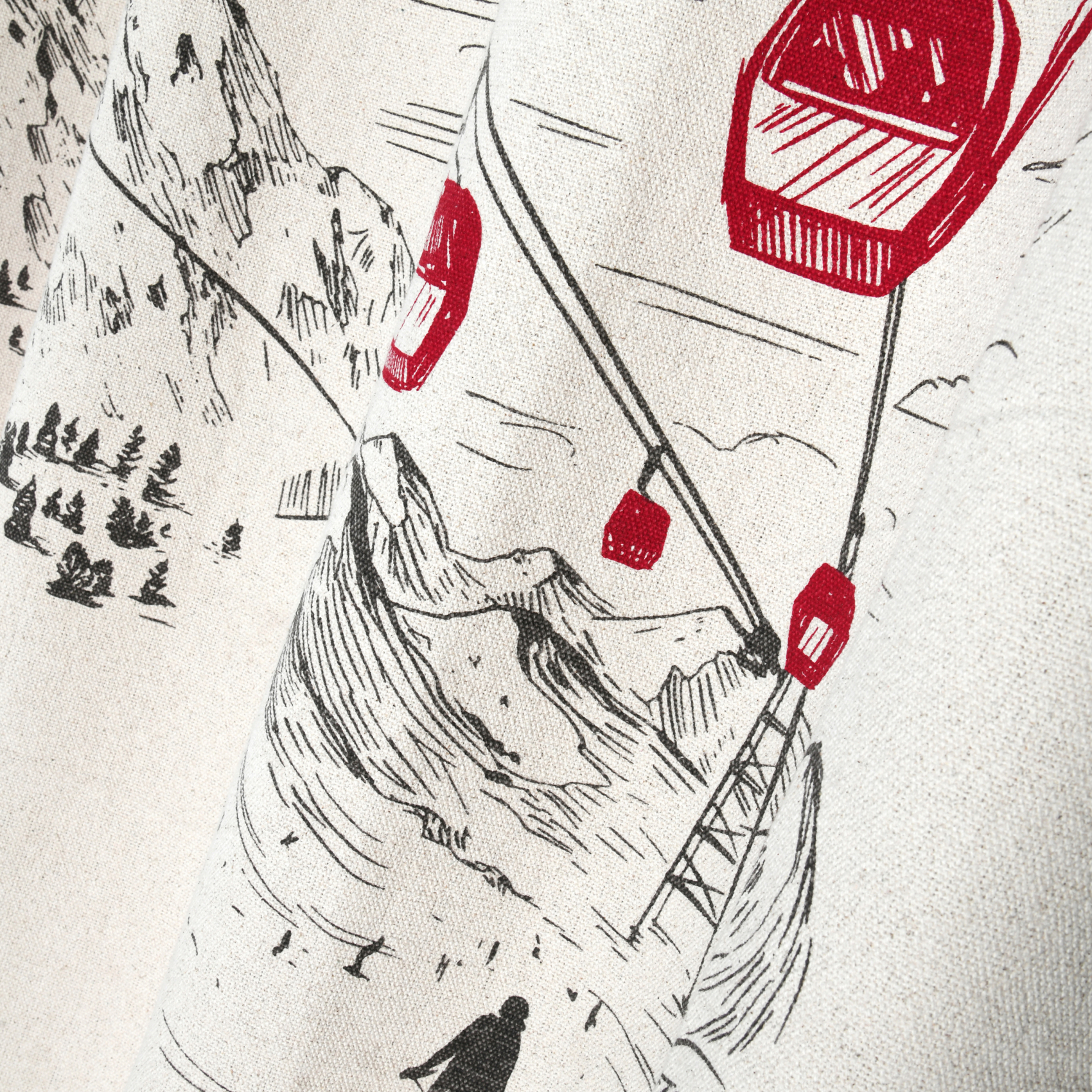 Rideau à oeillets style montagnard — vue 4