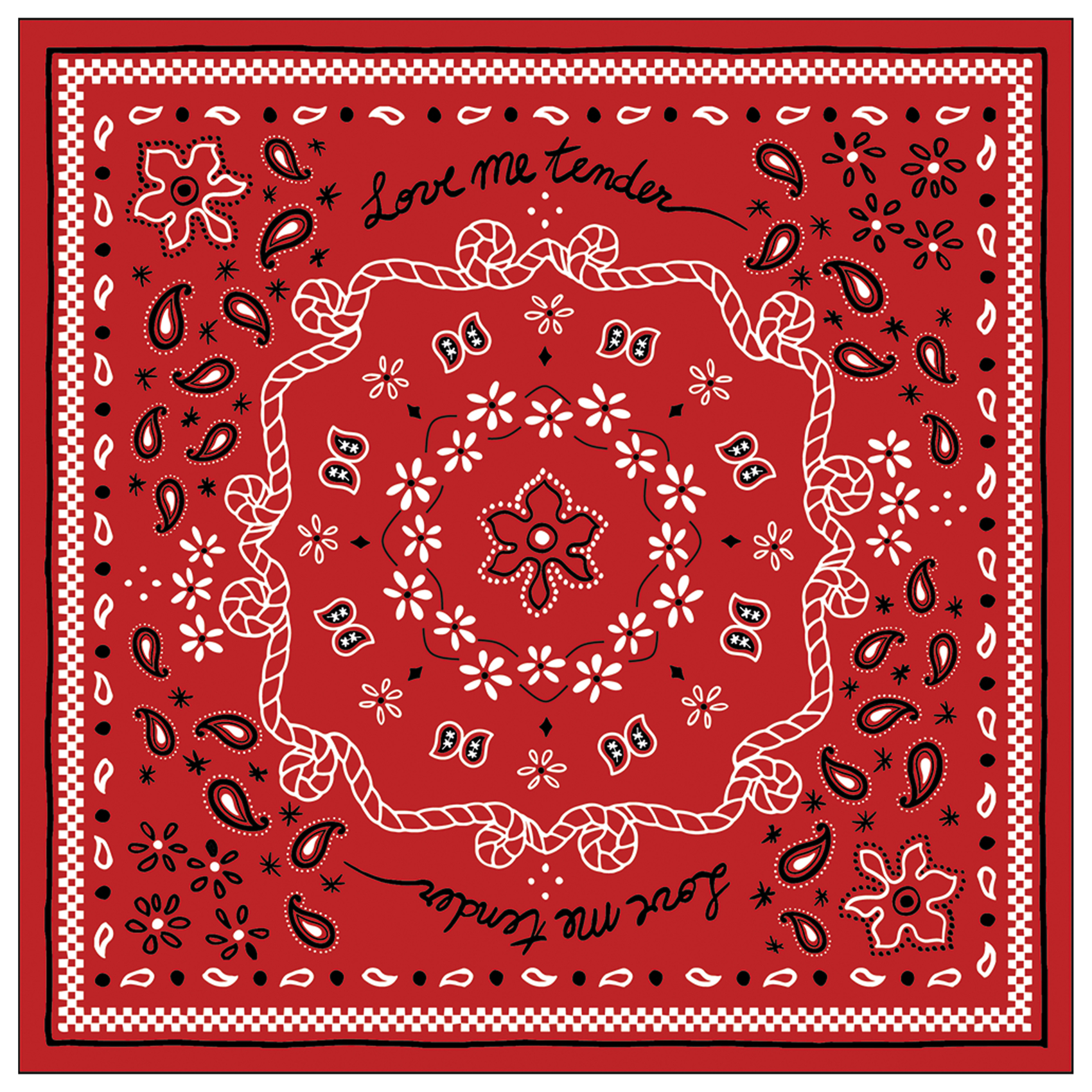 Lot de 20 serviettes papier bandana — vue 3