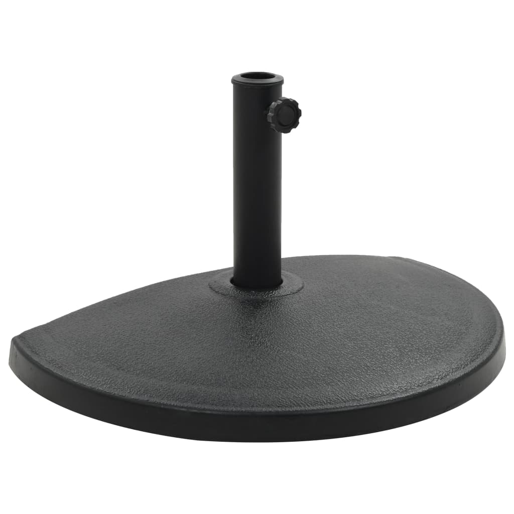 Pied de parasol demi-cercle