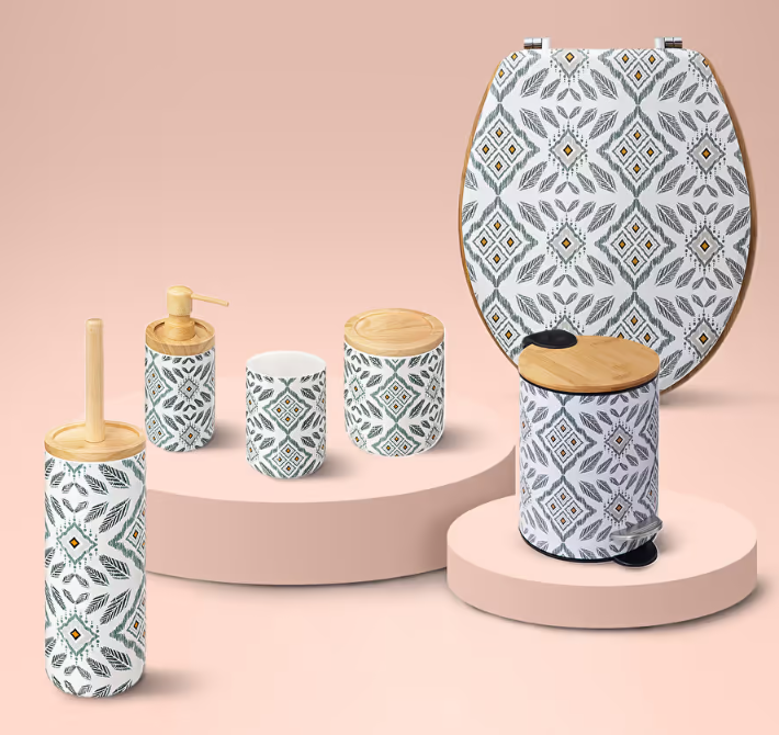 Distributeur de savon motif ethnique — vue 3
