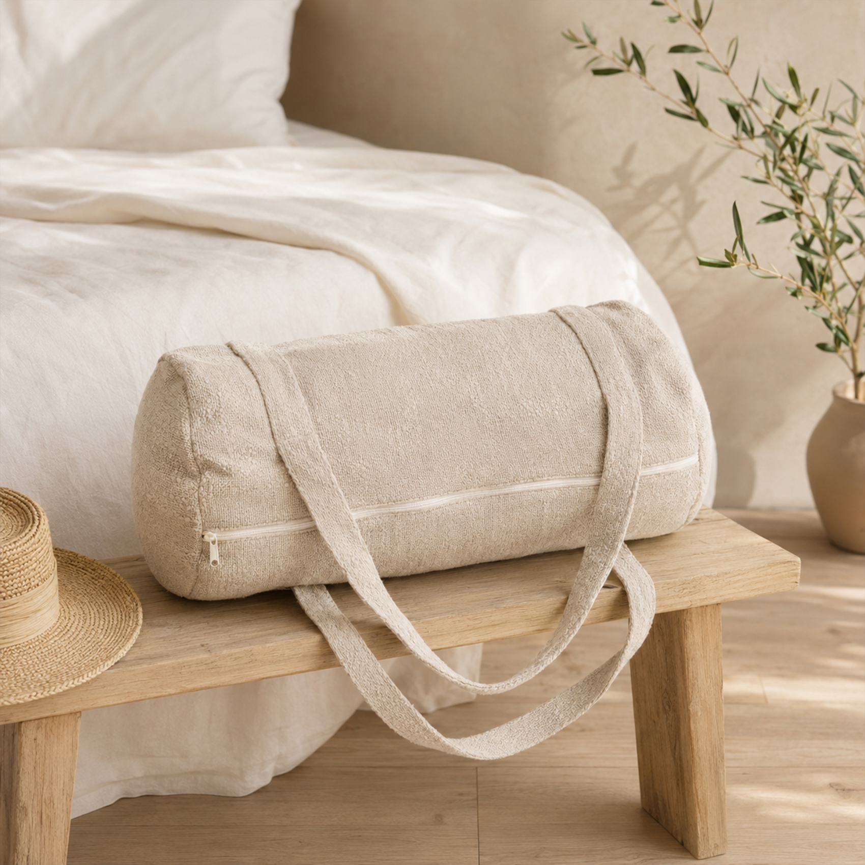 Sac bowling coton épais et fermeture zippée — vue 4