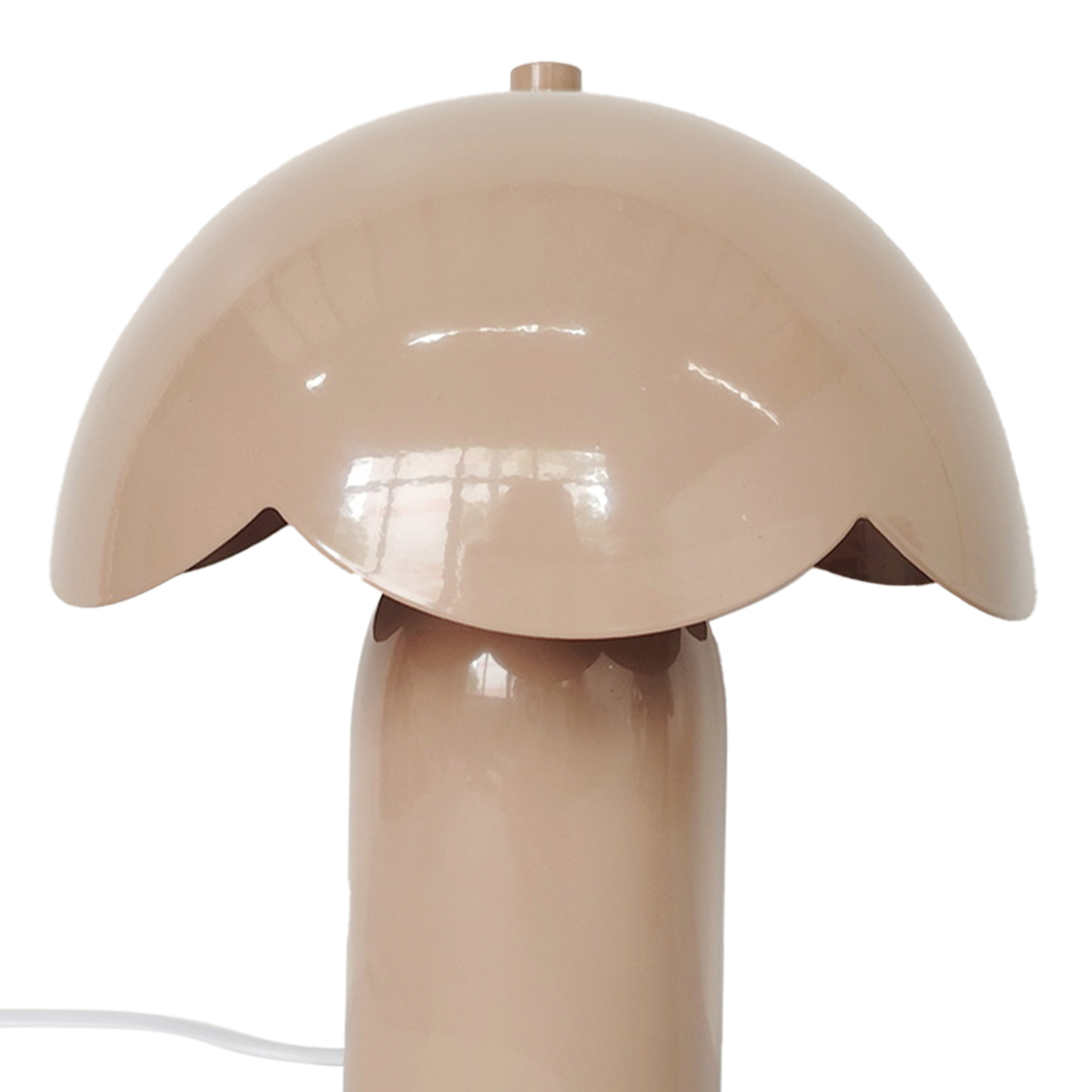 Lampe à poser décorative en métal avec abat-jour arrondi — vue 3