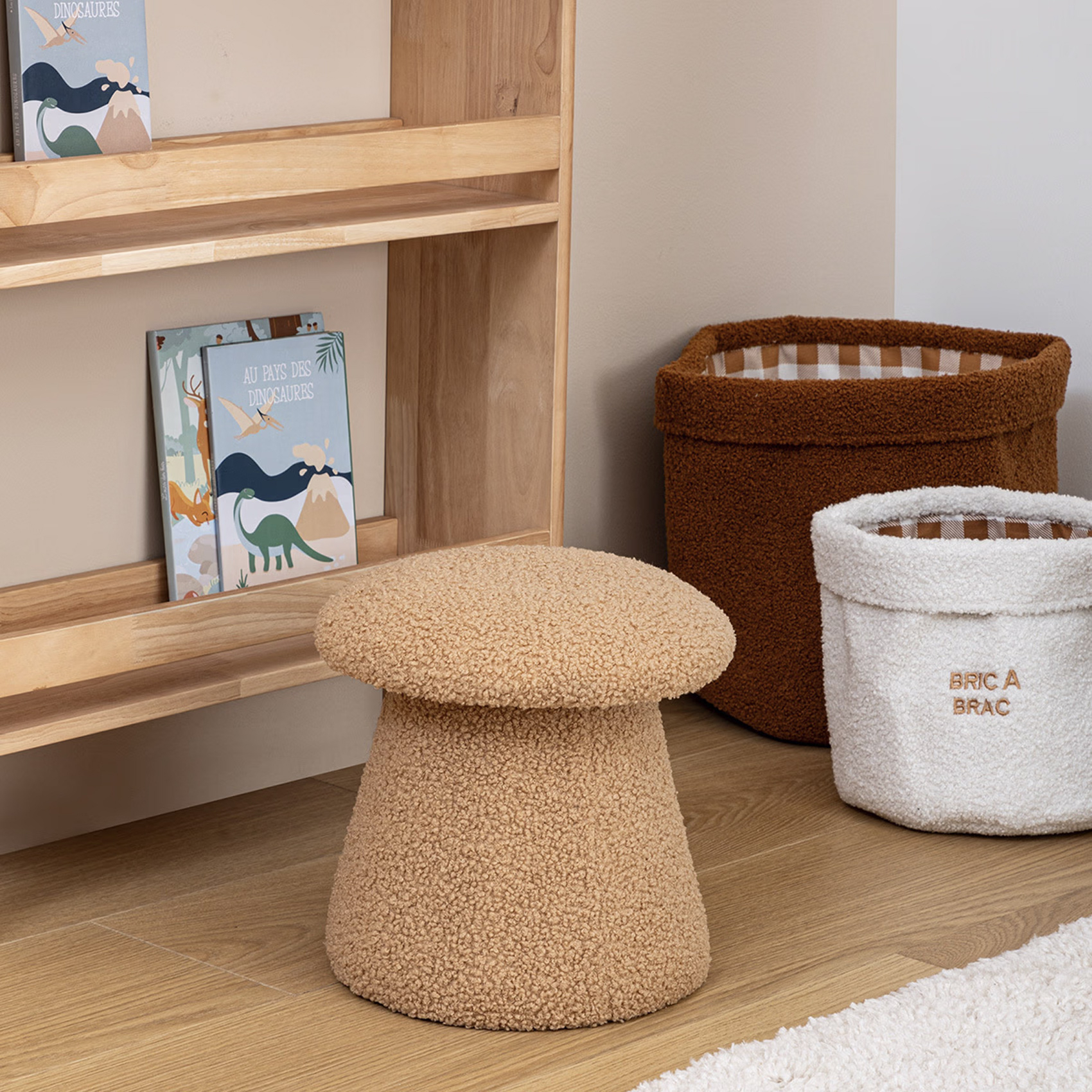 Pouf champignon bouclette — vue 3
