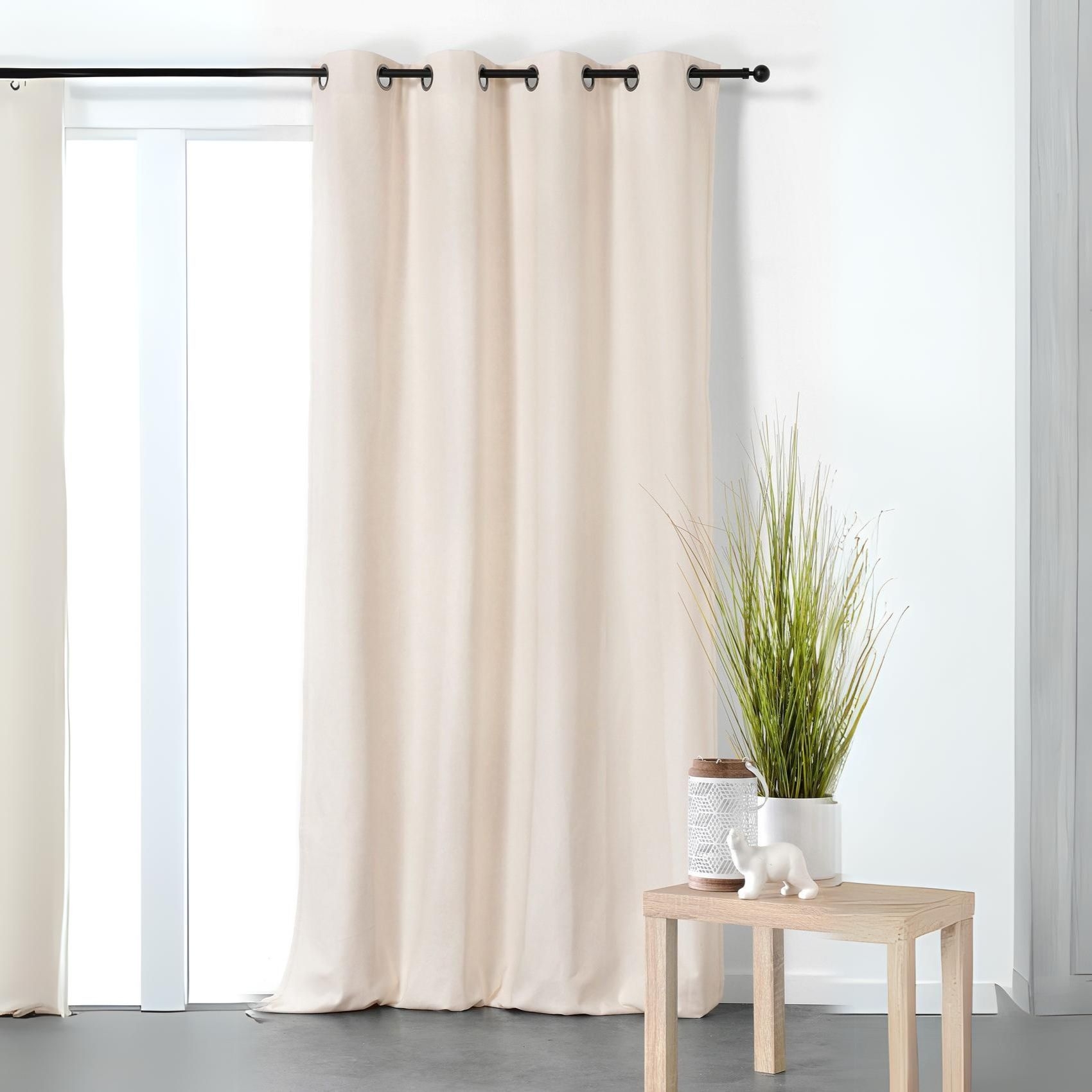 Rideau tamisant et naturel en 100% lin — vue 4