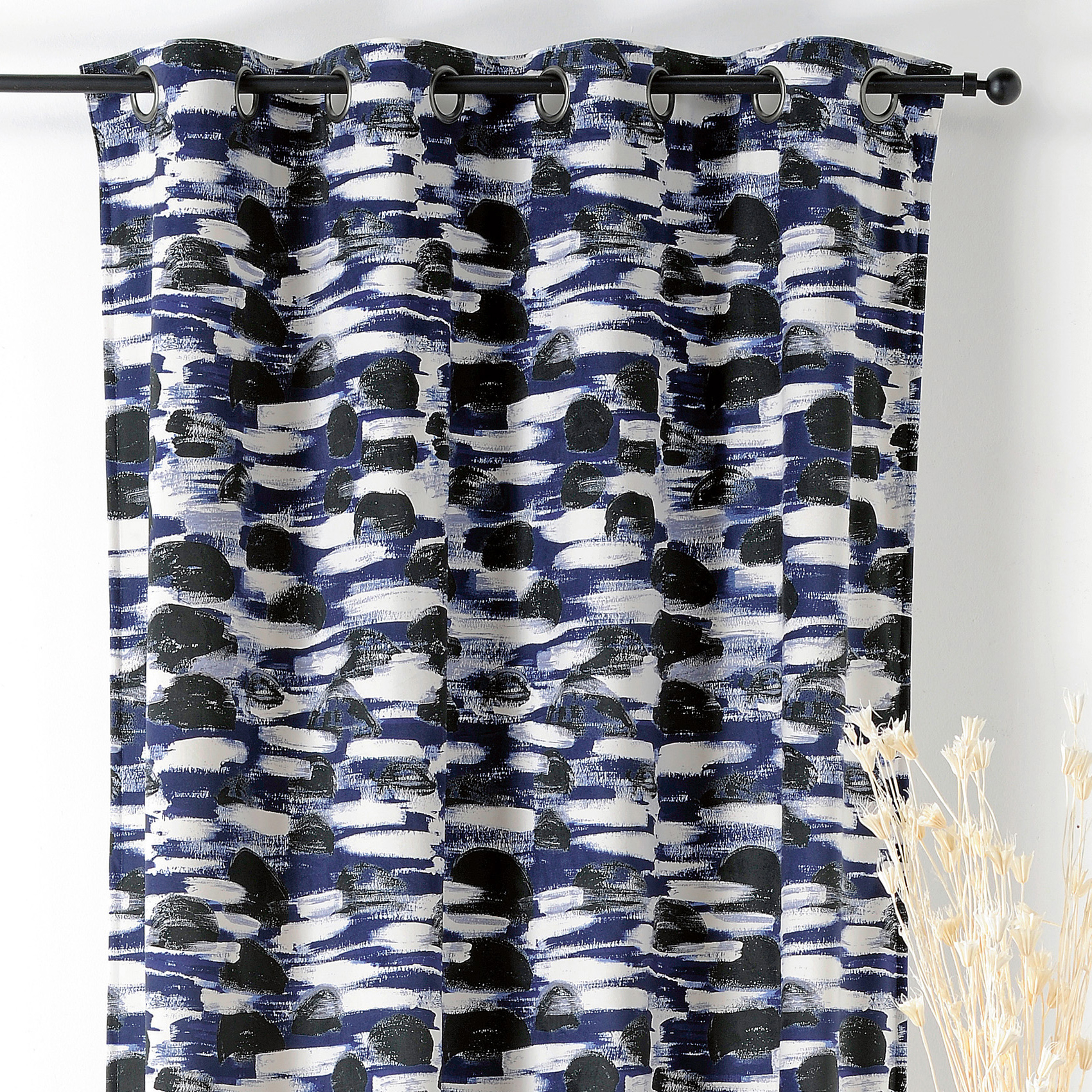 Rideau à Oeillets Paysage Abstrait — vue 3