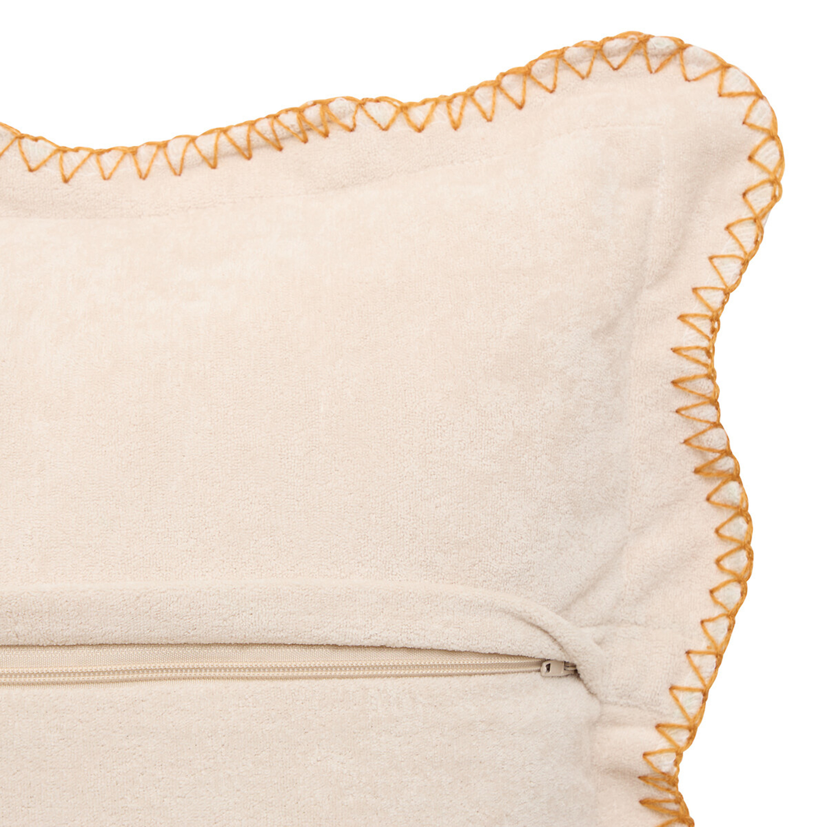 Coussin décoratif déhoussable à bord ondulé — vue 5