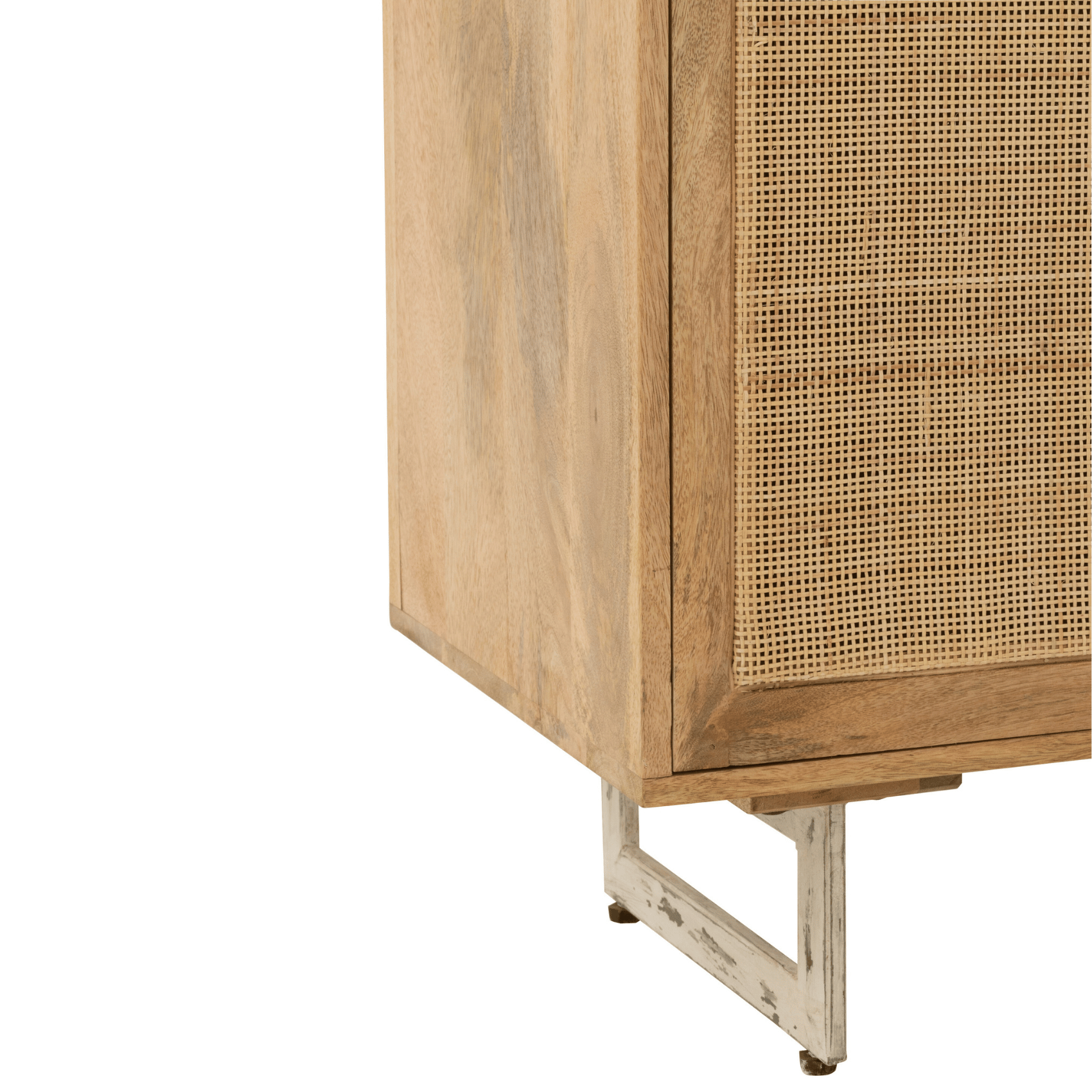 Armoire en rotin et bois de manguier naturel — vue 4
