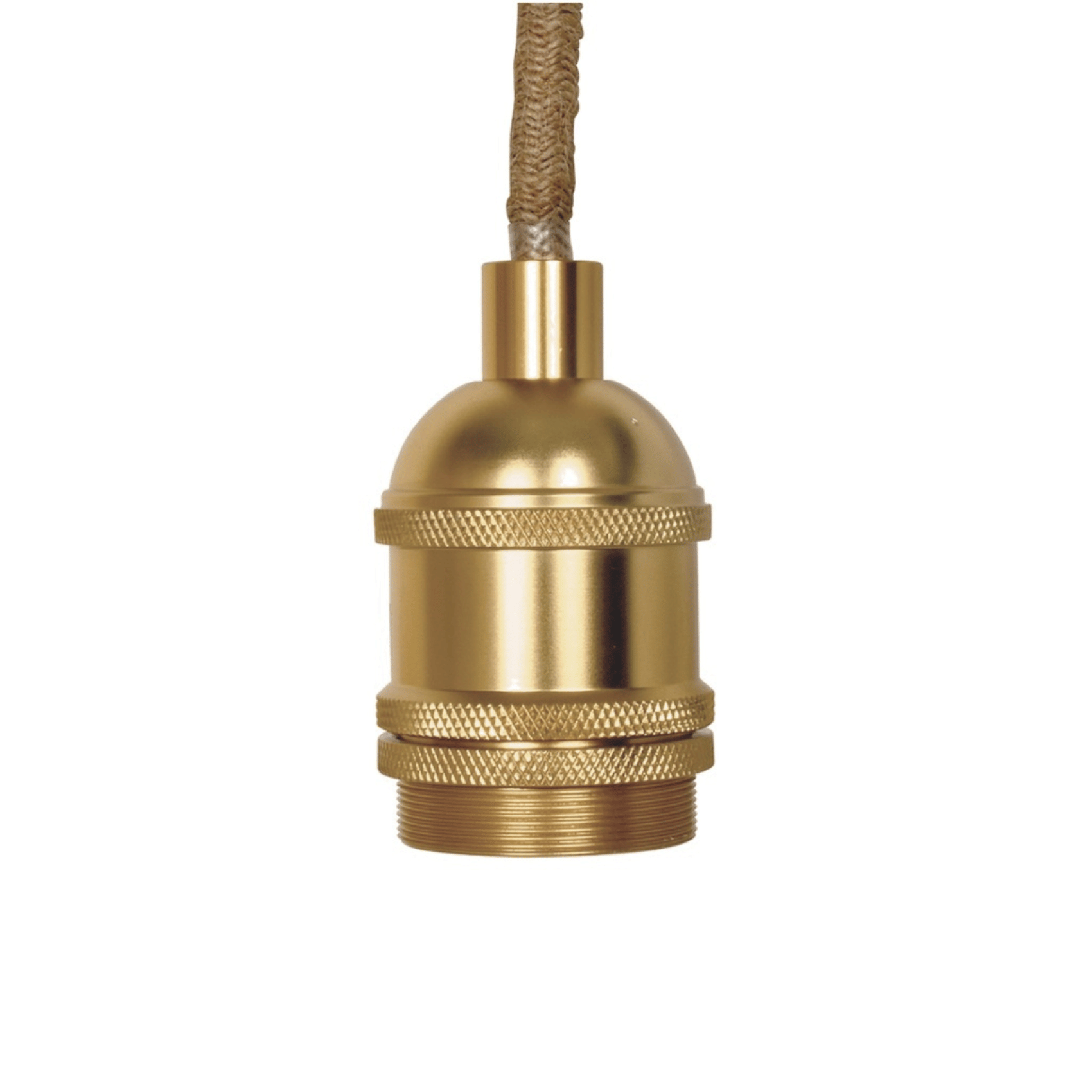 Suspension douille doré satiné — vue 3